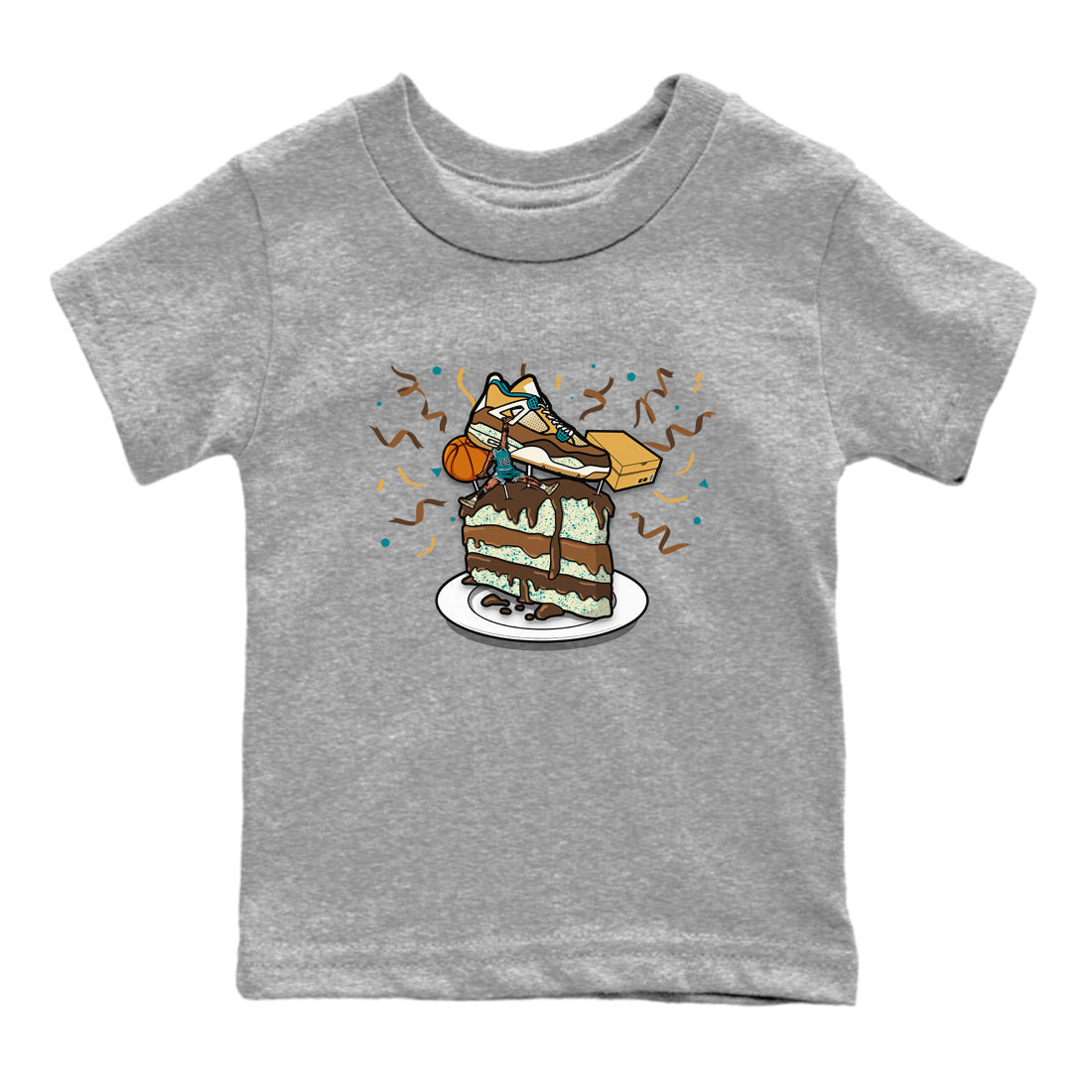 snkmatch Topper snkmatch Tee Kids - Air Jordan 4 Cacao Wow