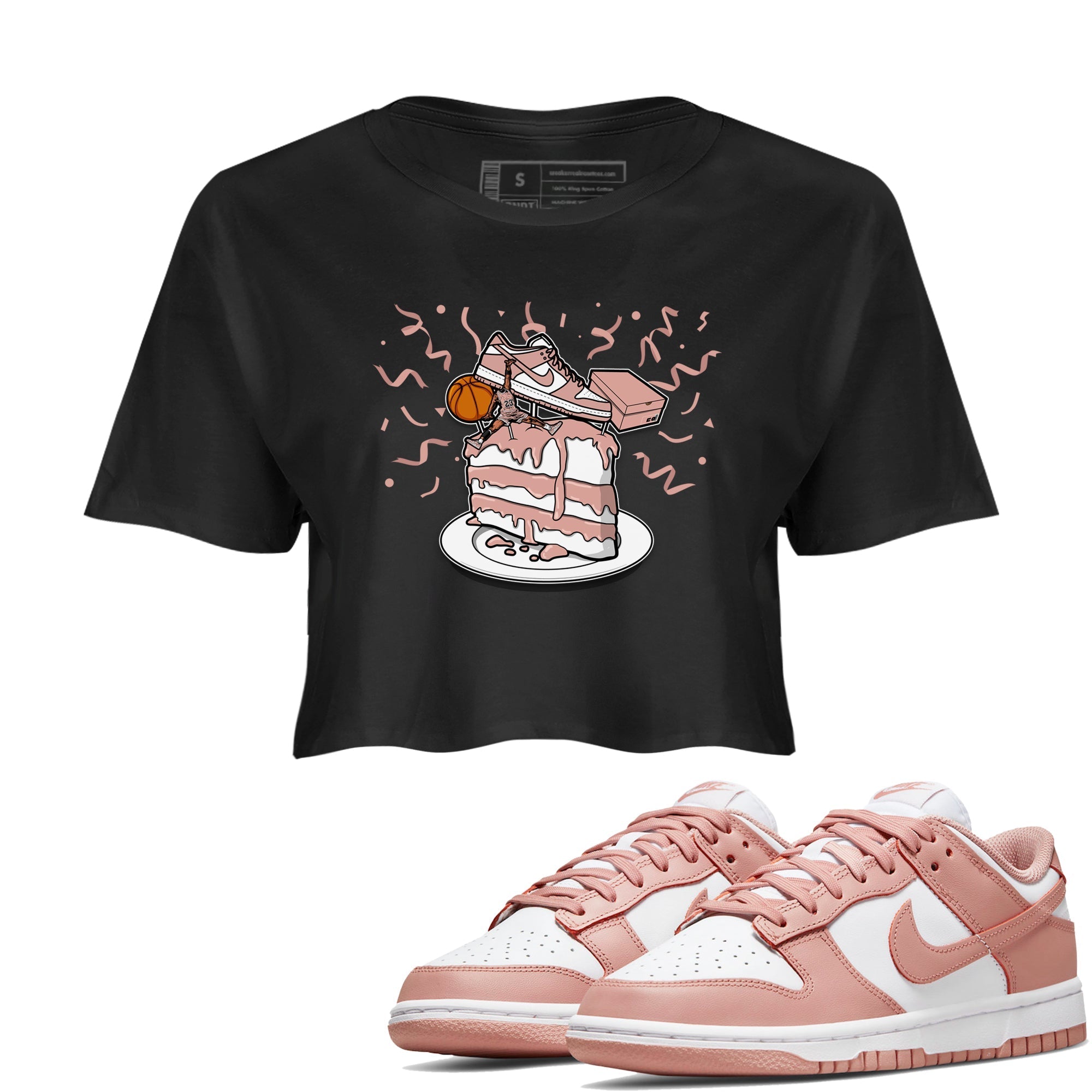 snkmatch Topper snkmatch Women's Top - Dunk Rose Whisper