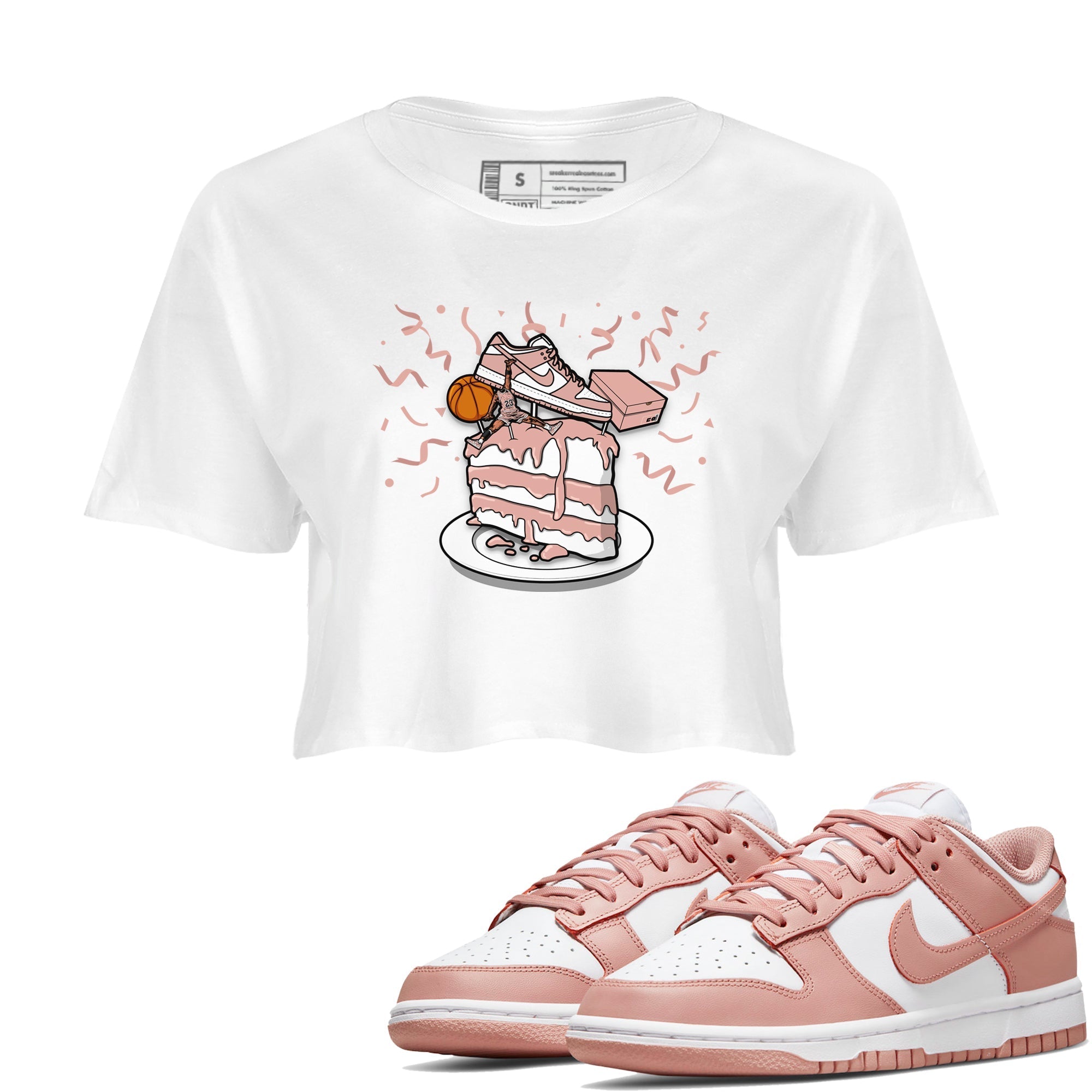 snkmatch Topper snkmatch Women's Top - Dunk Rose Whisper