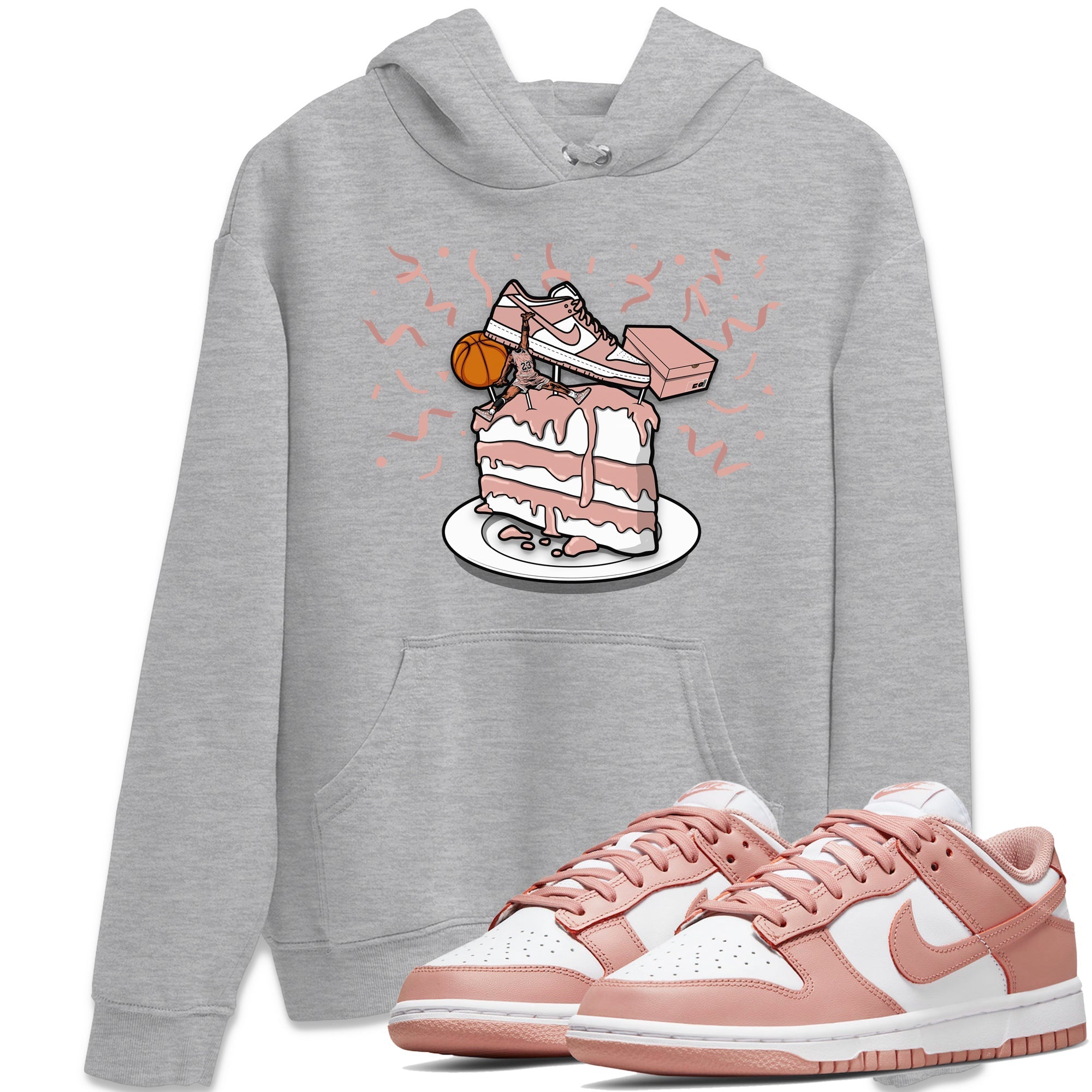 snkmatch Topper snkmatch Tee - Dunk Rose Whisper