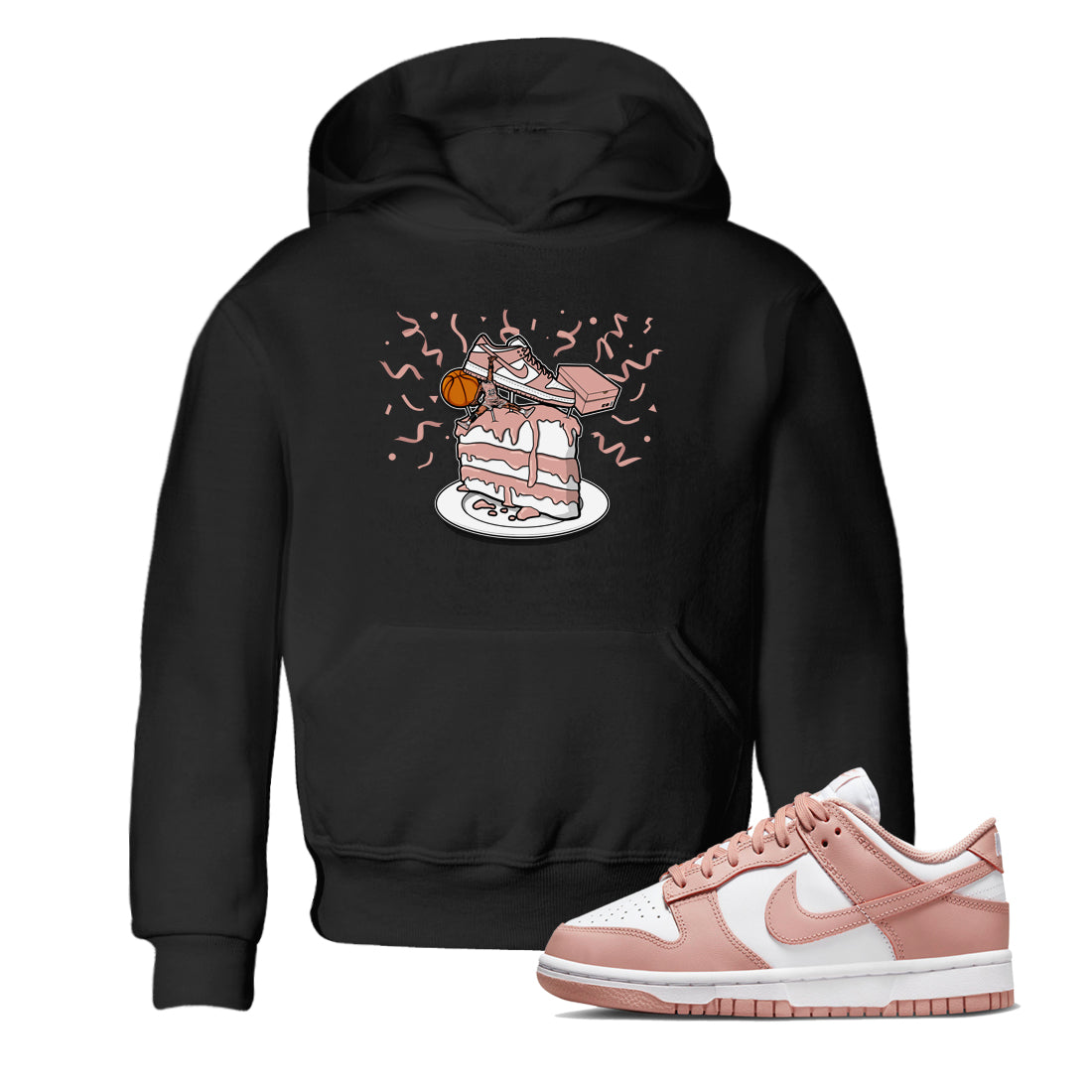 snkmatch Topper snkmatch Tee Kids - Dunk Rose Whisper