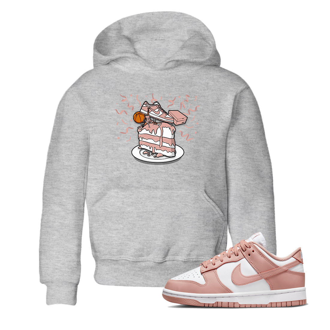 snkmatch Topper snkmatch Tee Kids - Dunk Rose Whisper