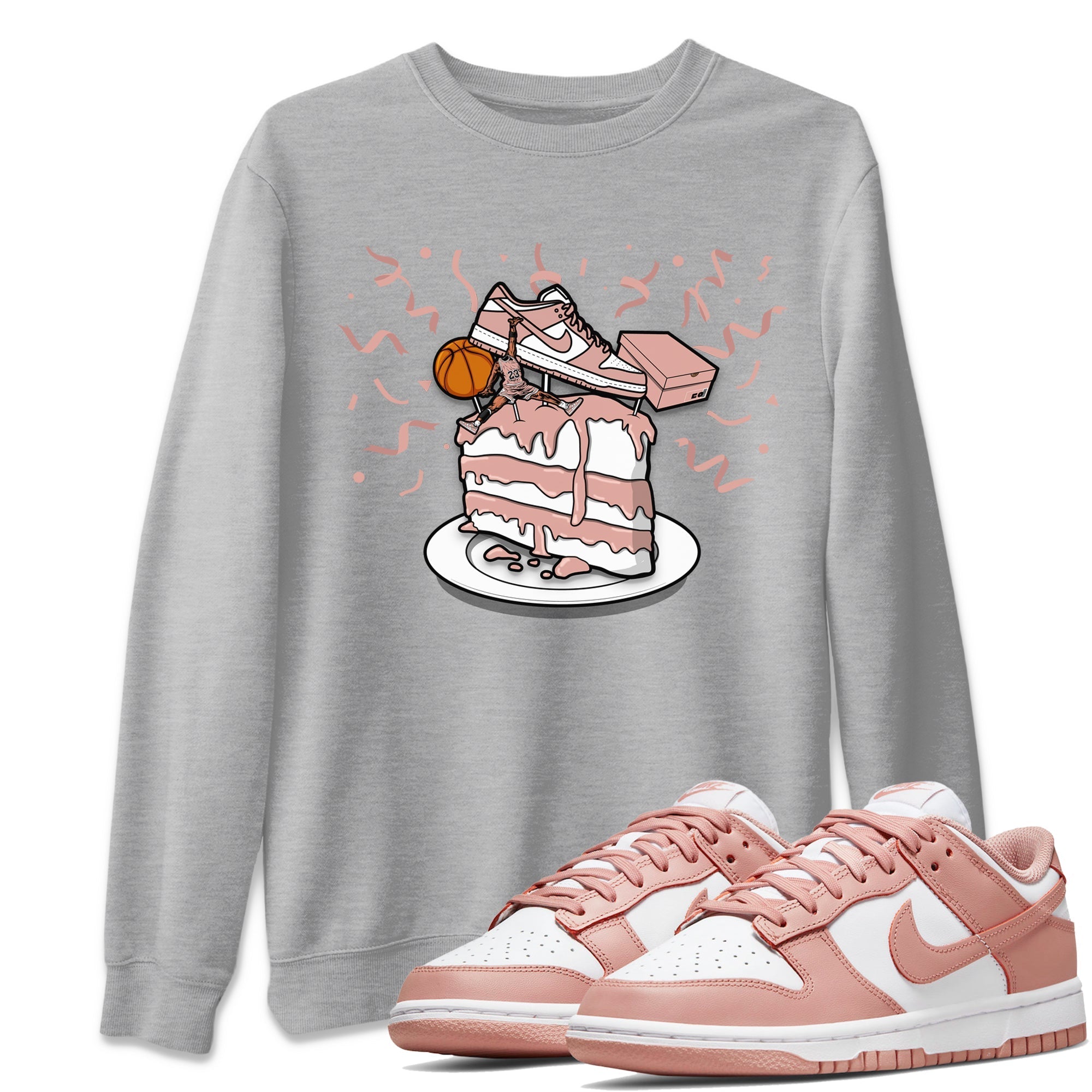 snkmatch Topper snkmatch Tee - Dunk Rose Whisper