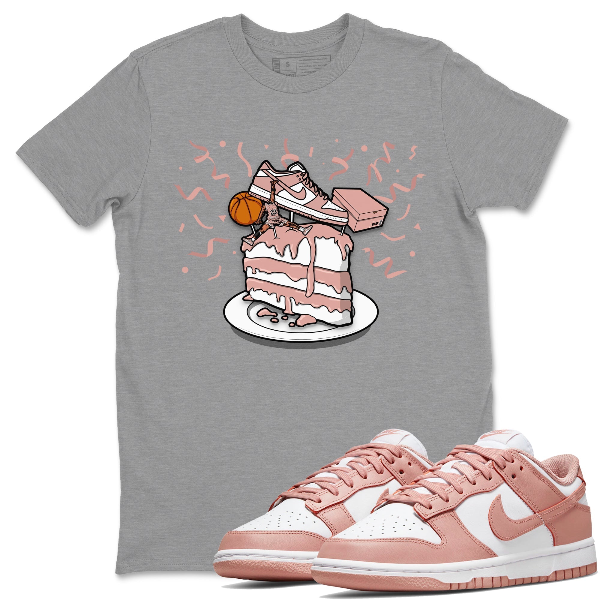 snkmatch Topper snkmatch Tee - Dunk Rose Whisper