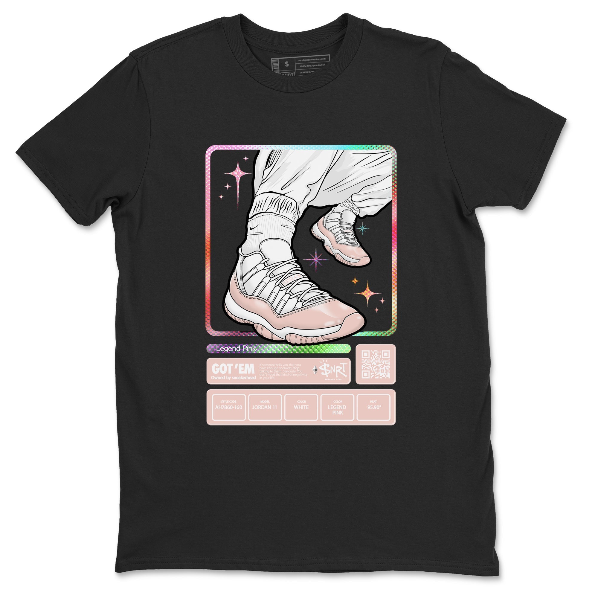 snkmatch Trading Card snkmatch Tees - Air Jordan 11 Legend Pink