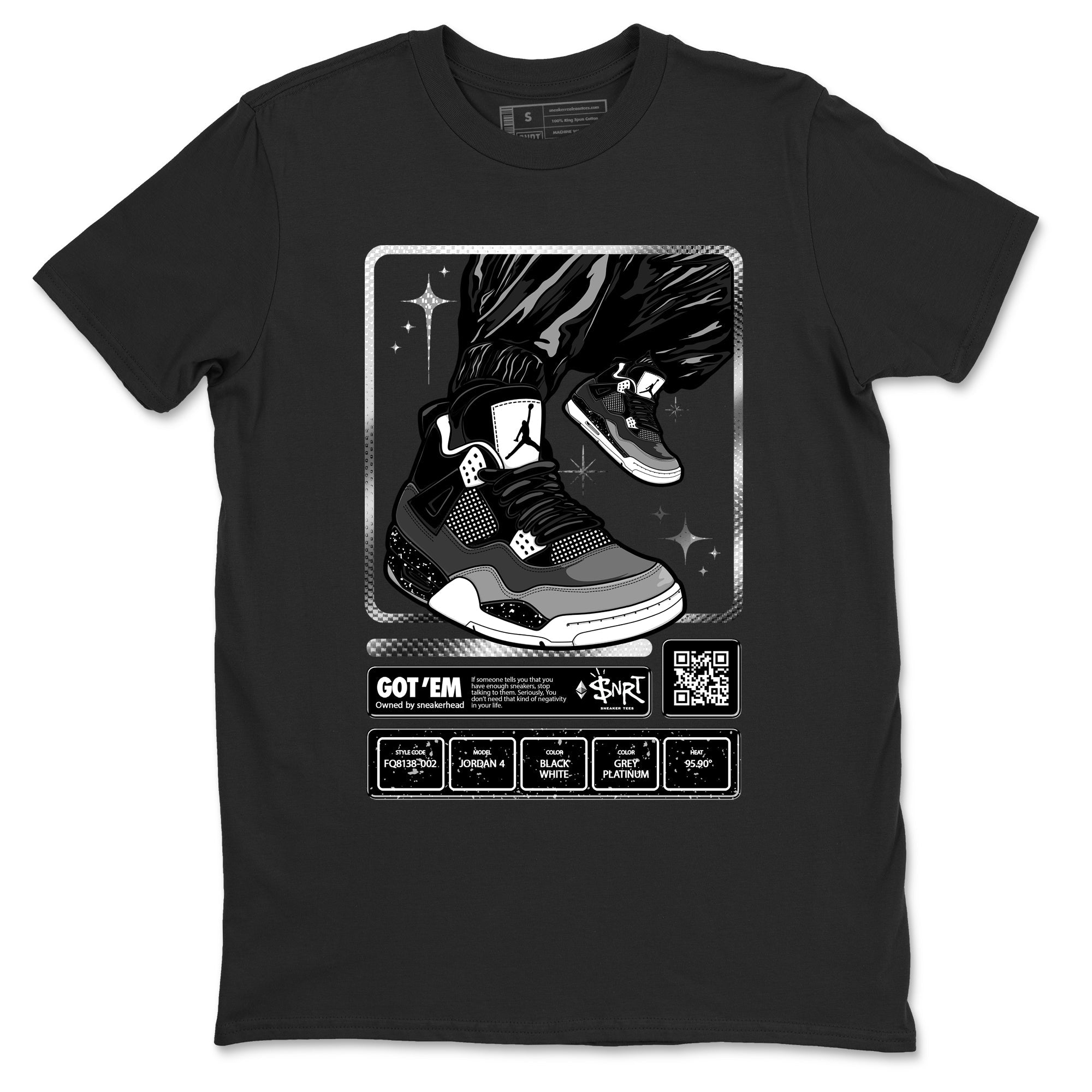 snkmatch Trading Card snkmatch Tees - Air Jordan 4 Fear
