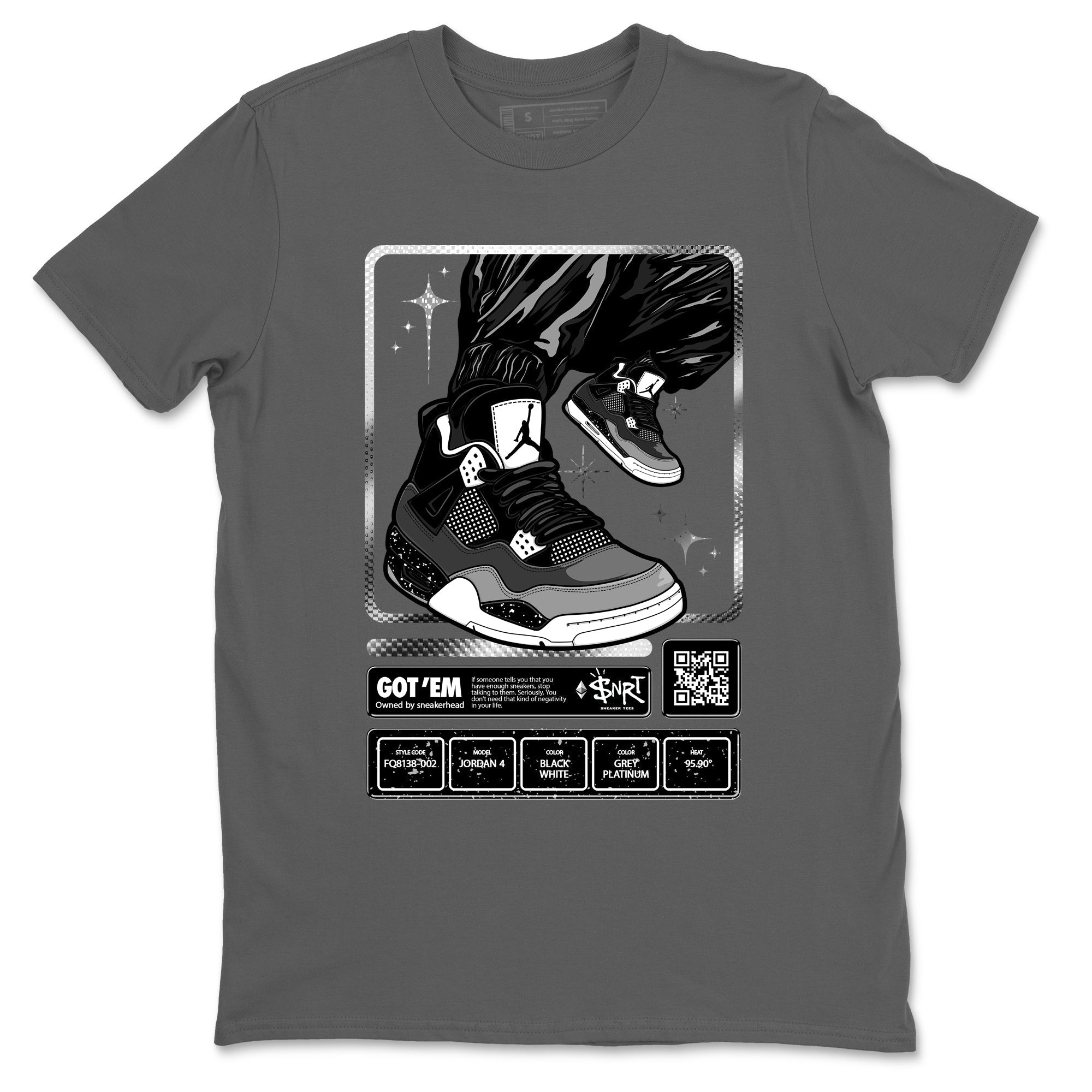 snkmatch Trading Card snkmatch Tees - Air Jordan 4 Fear