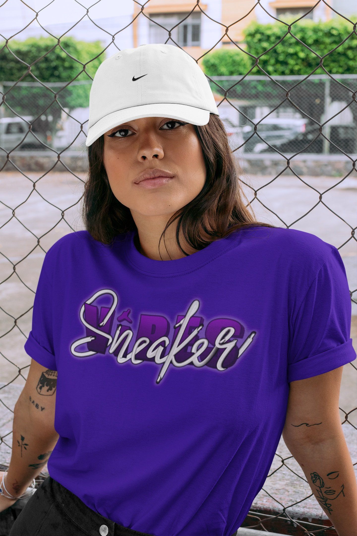 snkmatch Vibes Unisex Tops - Air Jordan 1 WMNS Court Purple