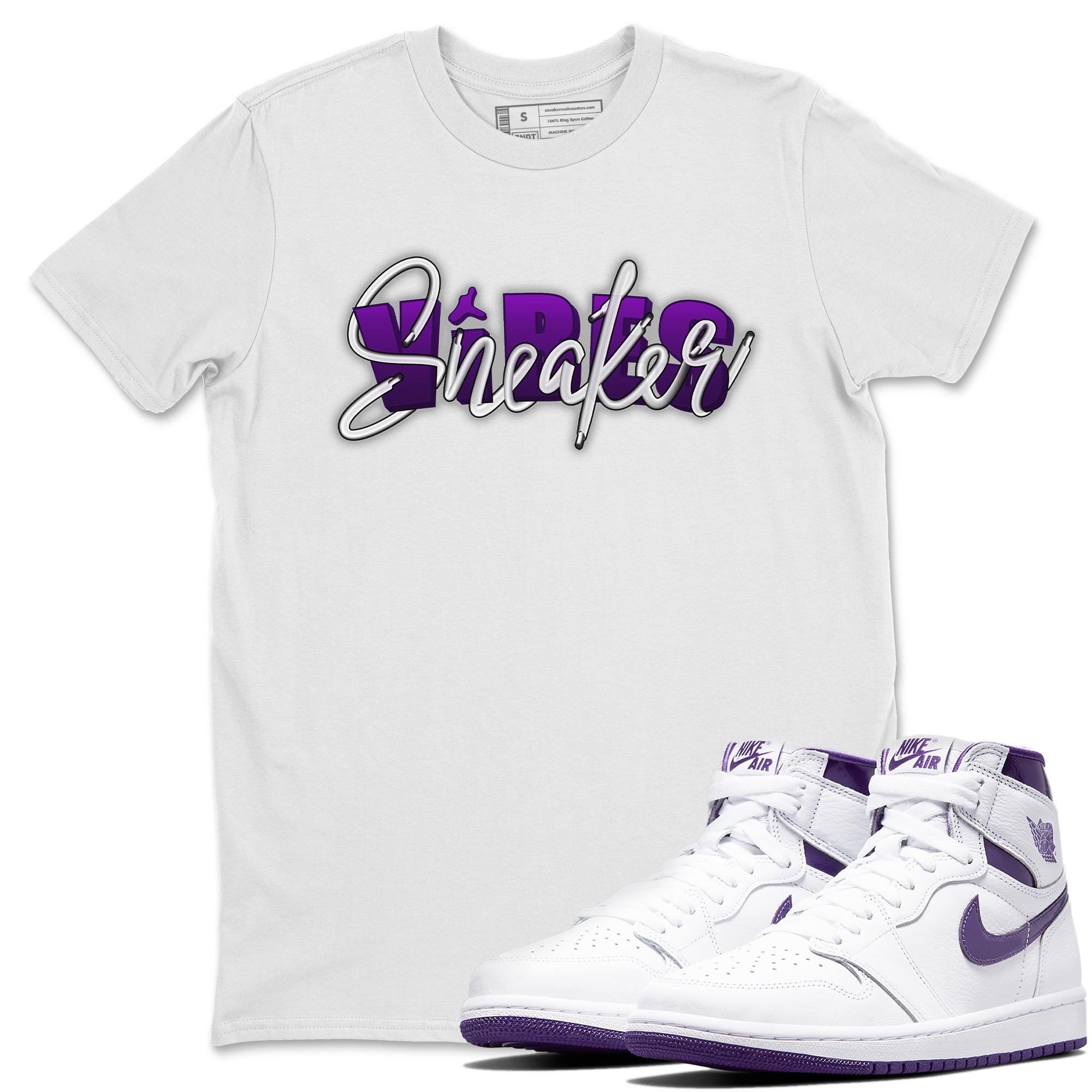 snkmatch Vibes Unisex Tops - Air Jordan 1 WMNS Court Purple