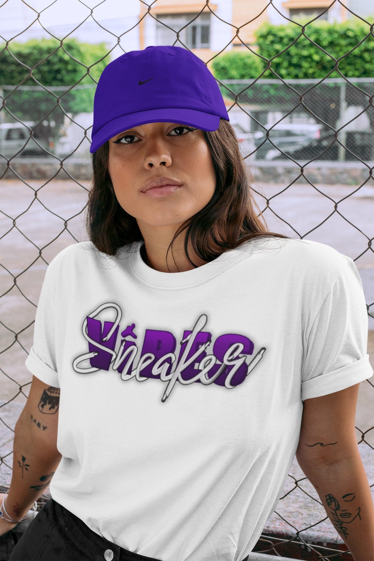 snkmatch Vibes Unisex Tops - Air Jordan 1 WMNS Court Purple