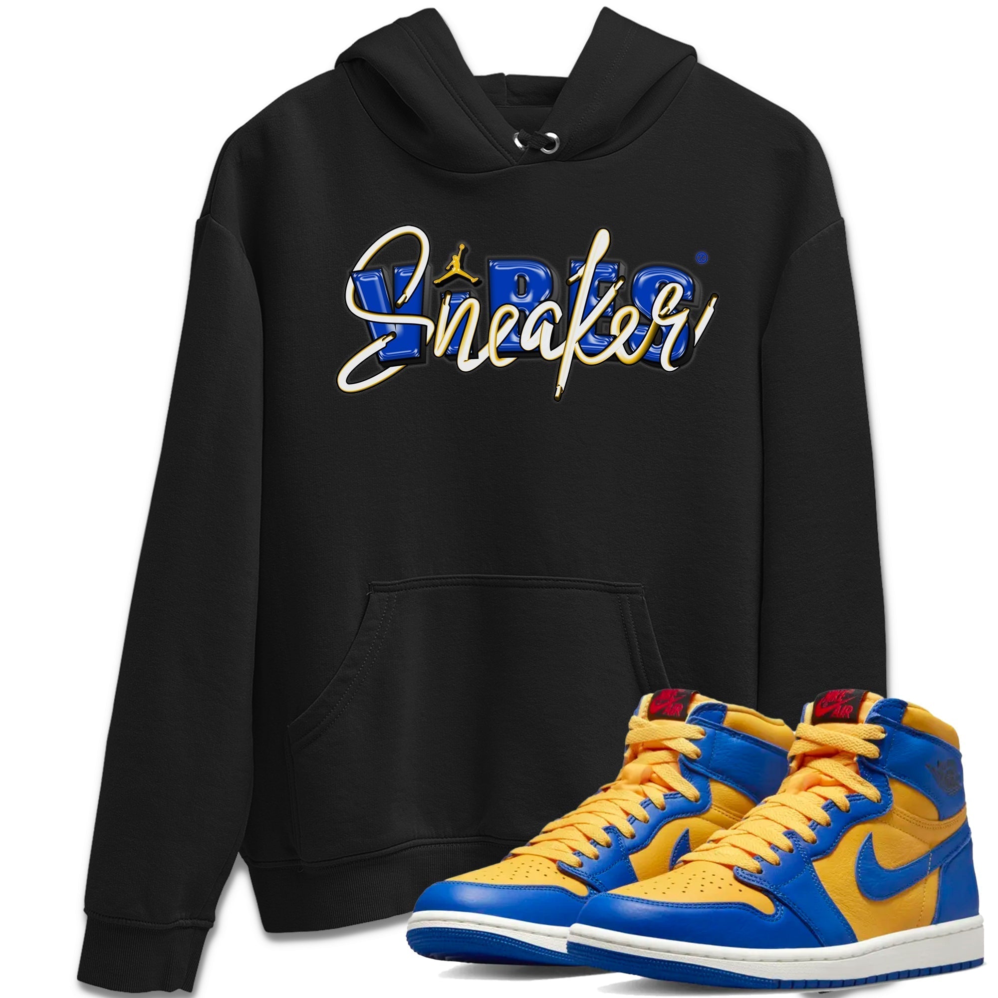 snkmatch Vibes Unisex Tops - Air Jordan 1 Game Royal Varsity Maize