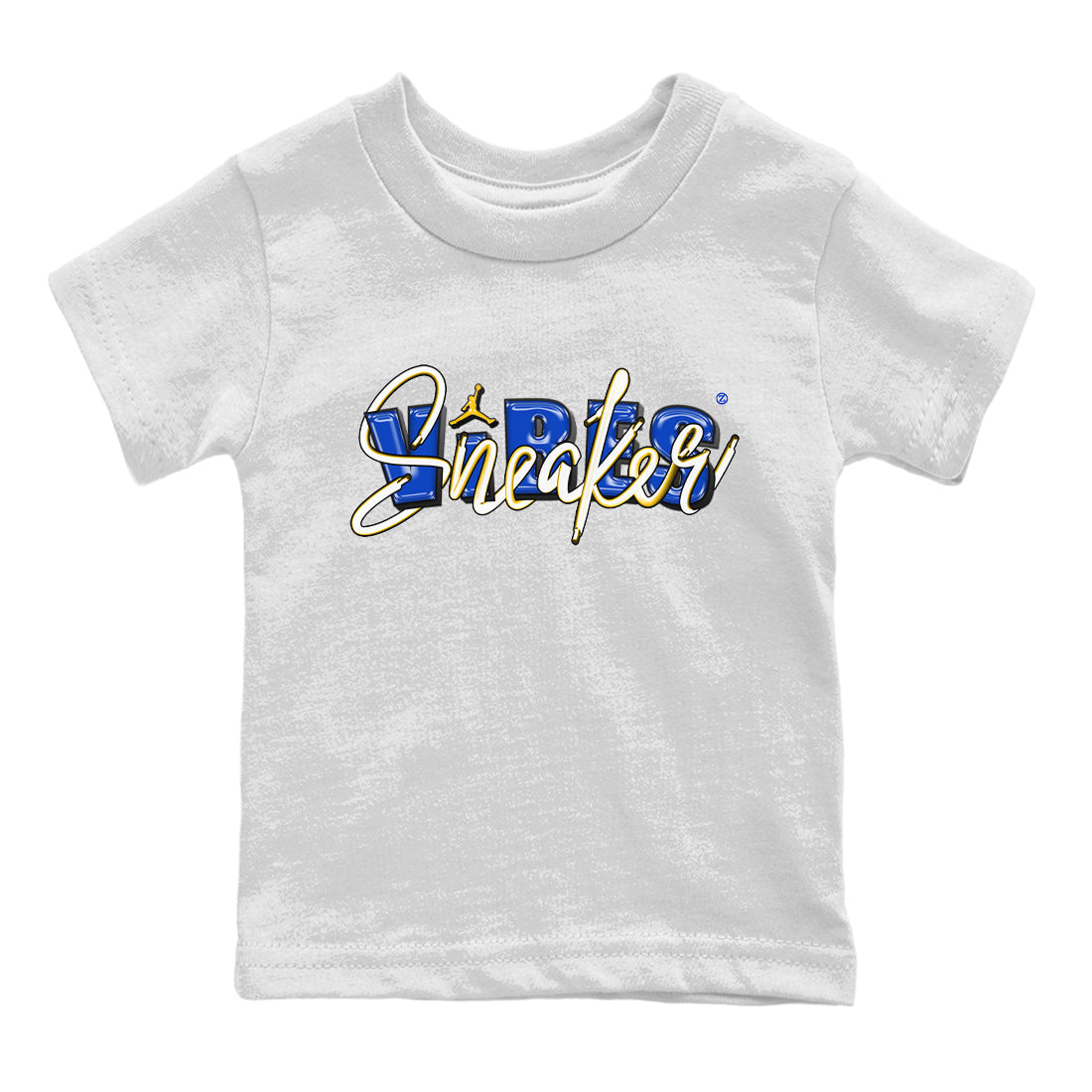 snkmatch Vibes Kids Tops - Air Jordan 1 Game Royal Varsity Maize