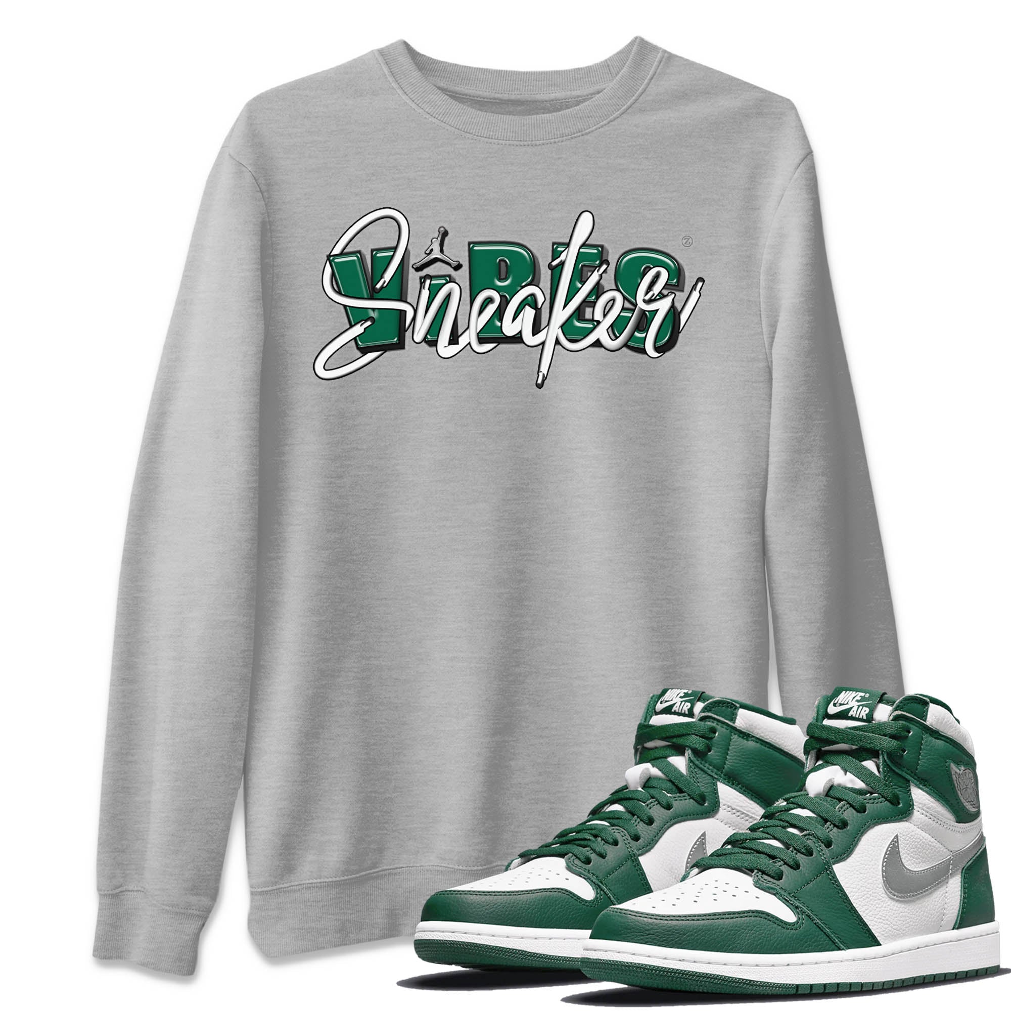snkmatch Vibes Unisex Tops - Air Jordan 1 Gorge Green