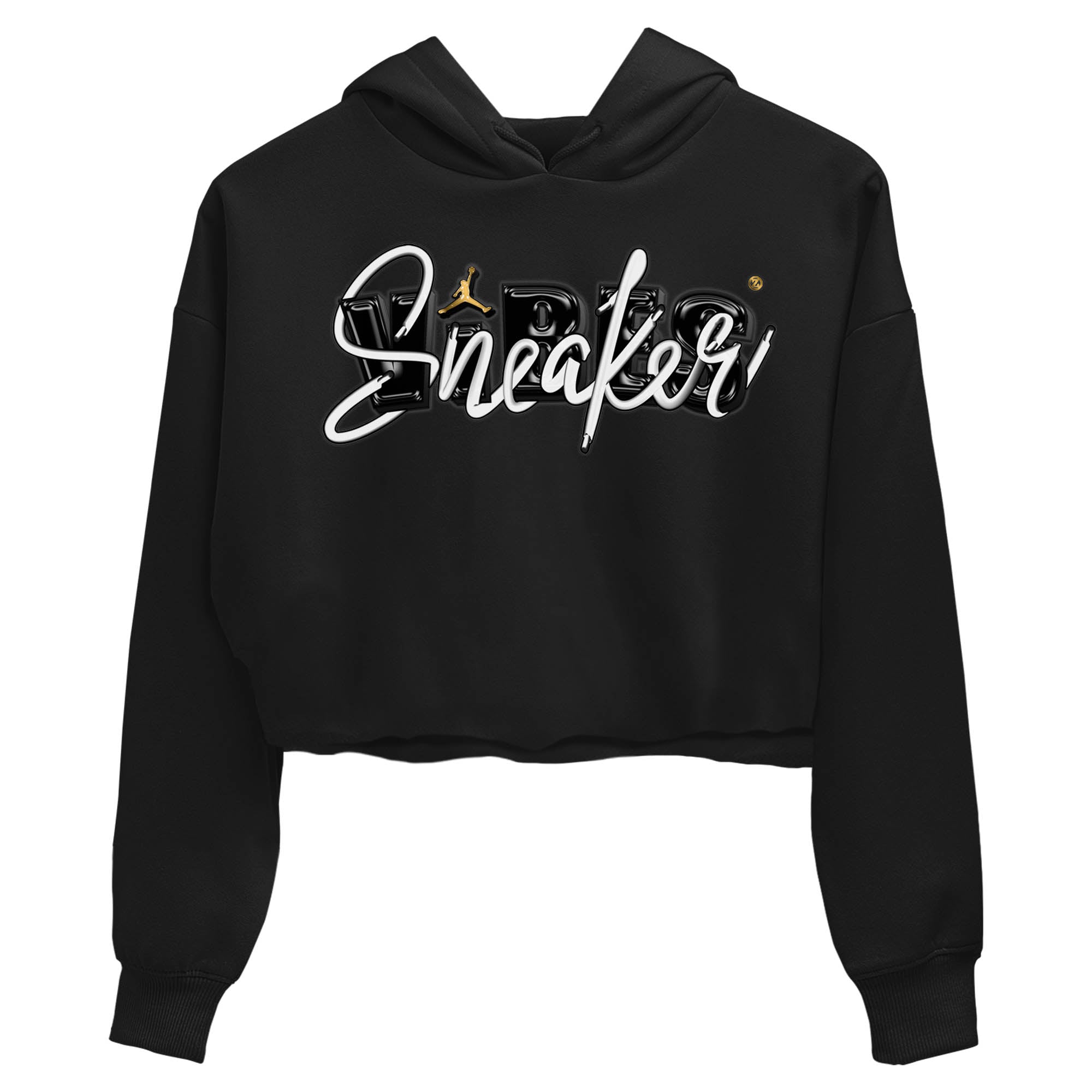 snkmatch Vibes Women's Tops - Air Jordan 12 Black Taxi
