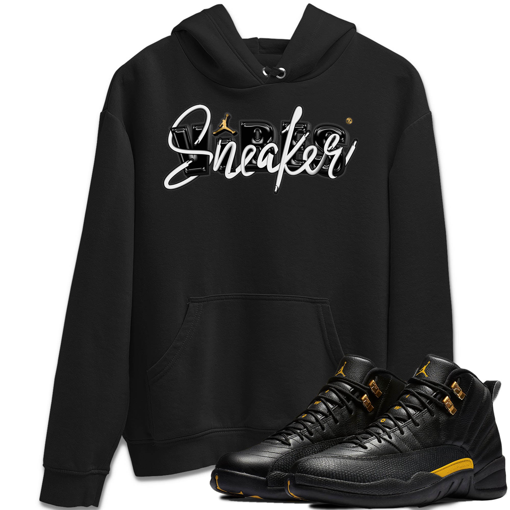 snkmatch Vibes Unisex Tops - Air Jordan 12 Black Taxi