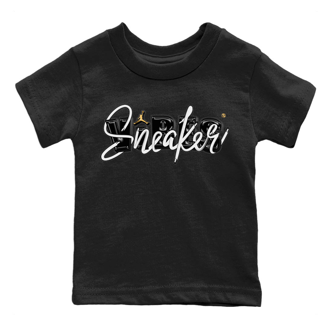snkmatch Vibes Kids Tops - Air Jordan 12 Black Taxi