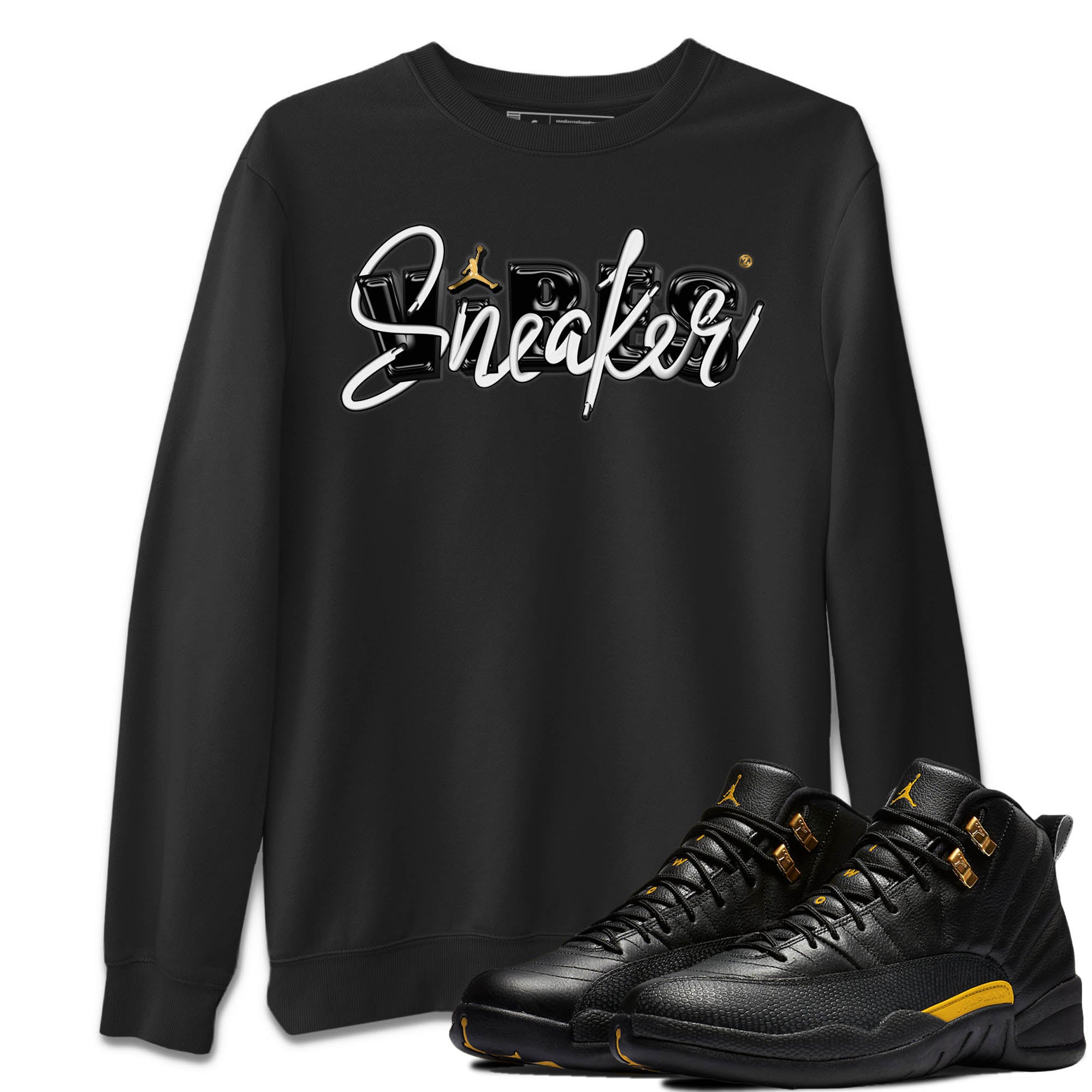 snkmatch Vibes Unisex Tops - Air Jordan 12 Black Taxi