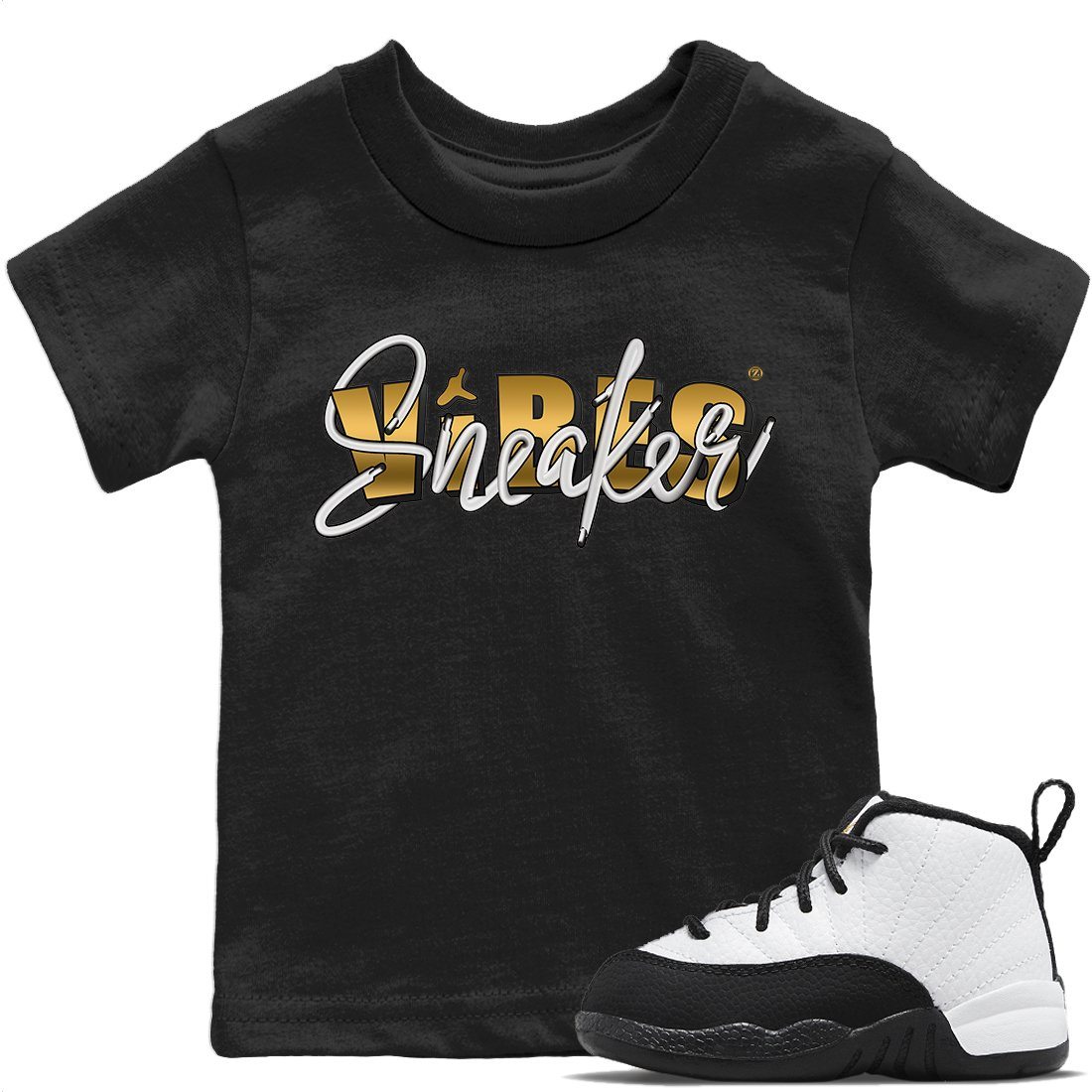 snkmatch Vibes Kids Tops - Air Jordan 12 Royalty