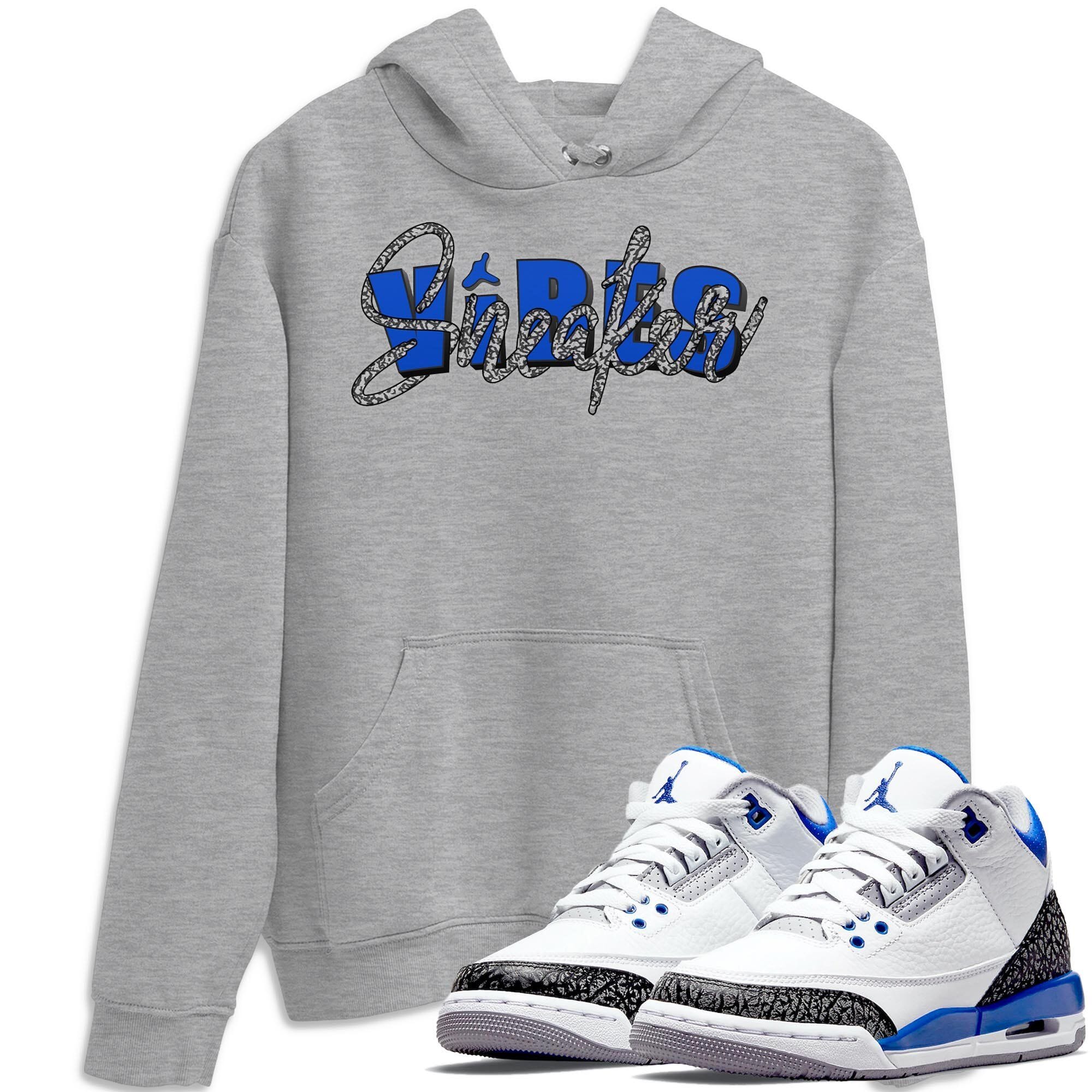 snkmatch Vibes Unisex Tops - Air Jordan 3 Racer Blue