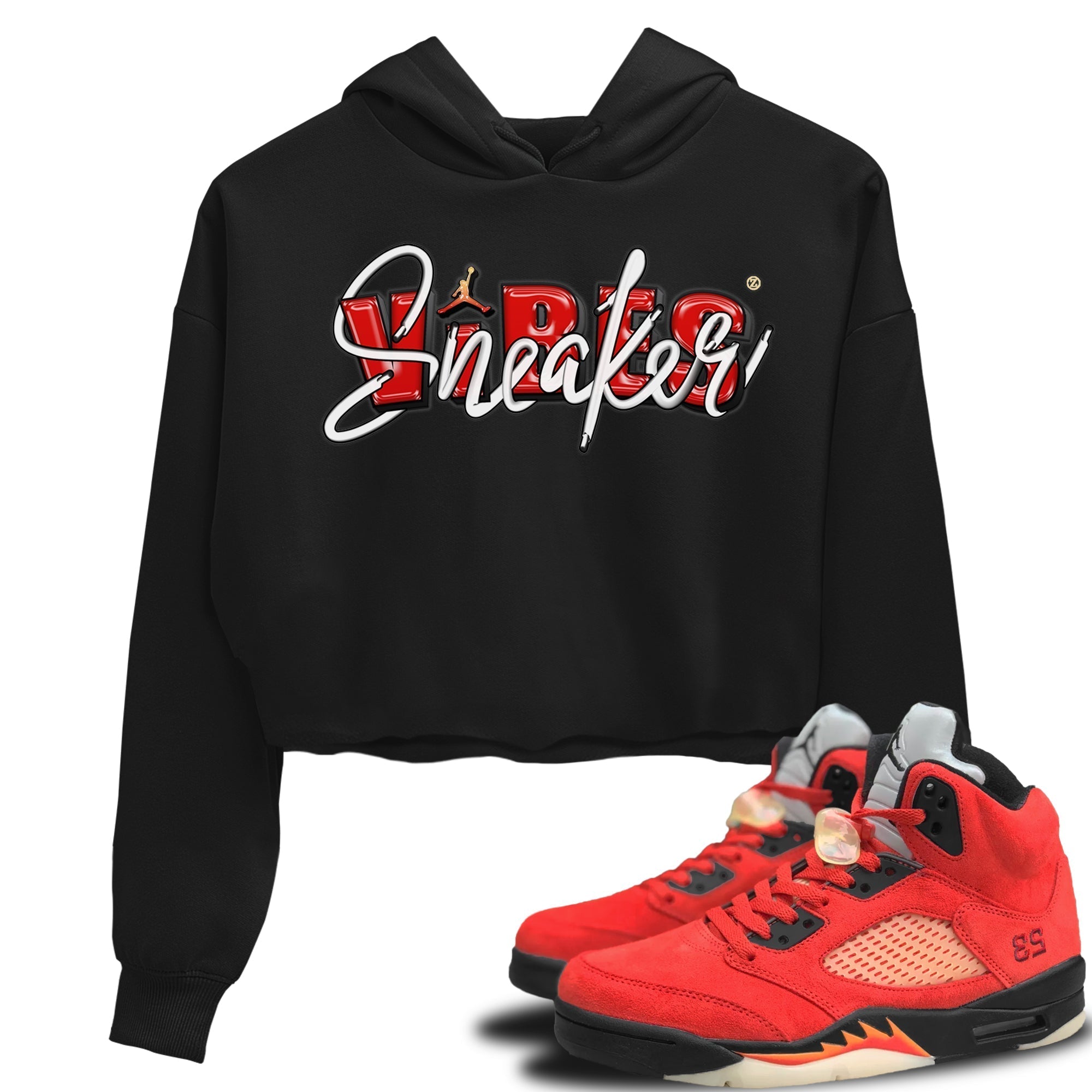 snkmatch Vibes Women's Tops - Air Jordan 5 Mars For Her