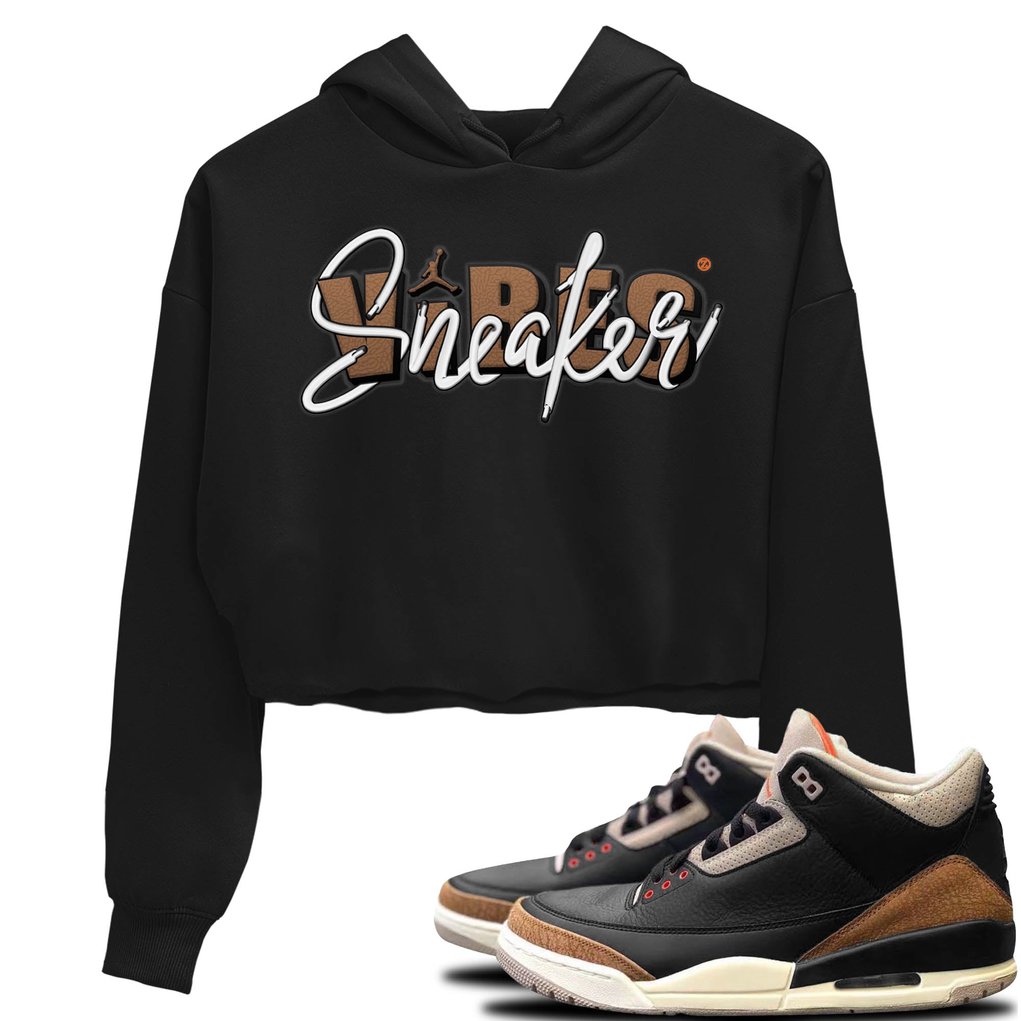 snkmatch Vibes Women's Tops - Air Jordan 3 Desert Elephant