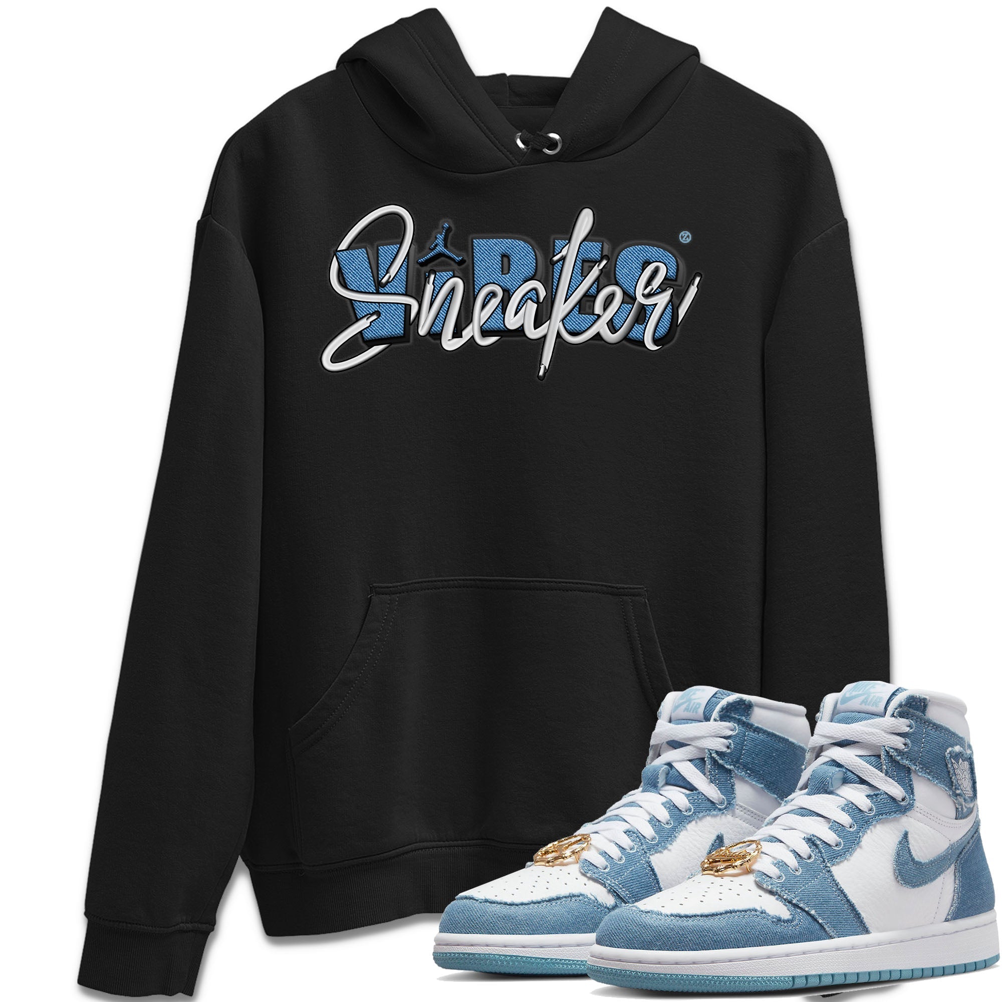 snkmatch Vibes Unisex Tops - Air Jordan 1 Denim