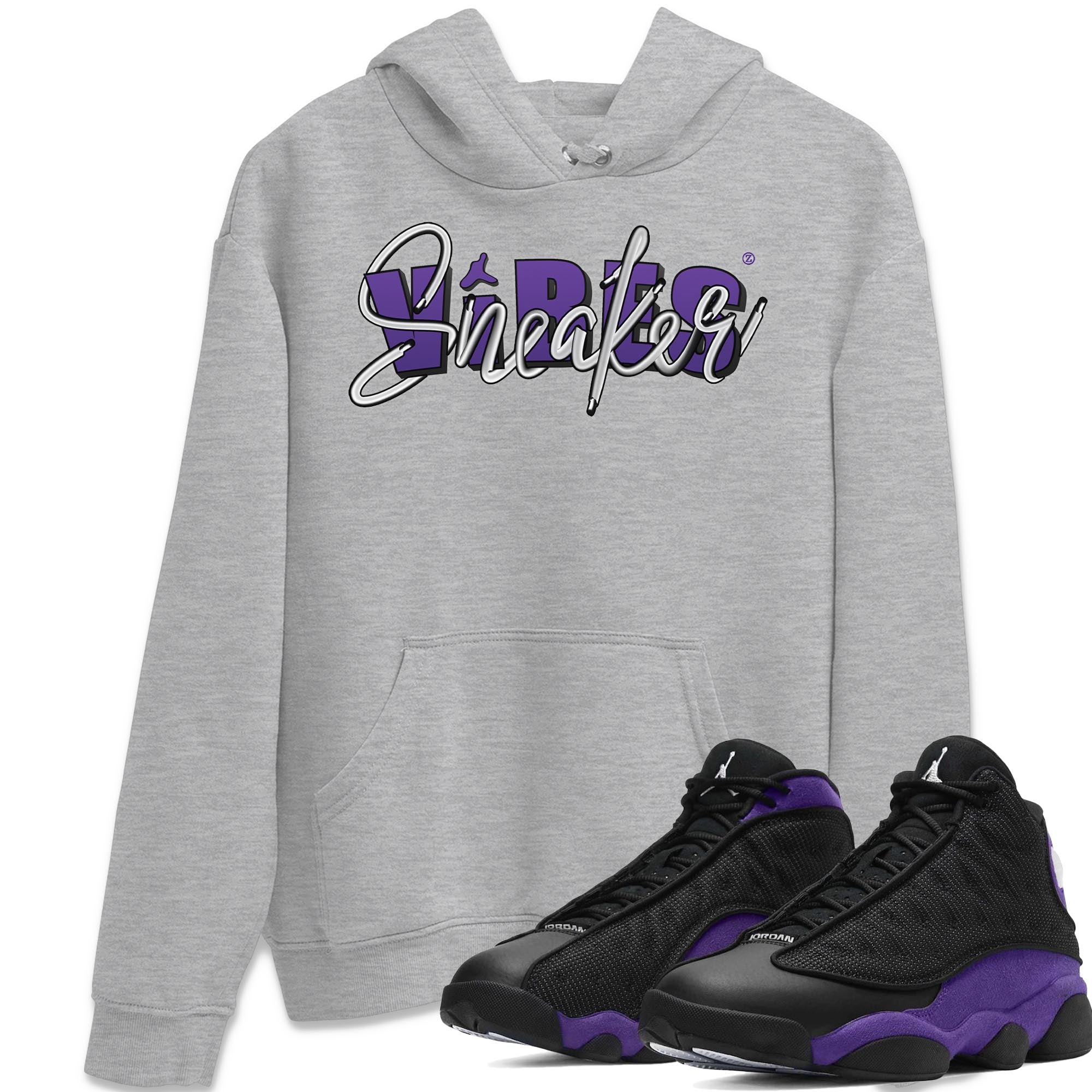 snkmatch Vibes Unisex Tops - Air Jordan 13 Court Purple