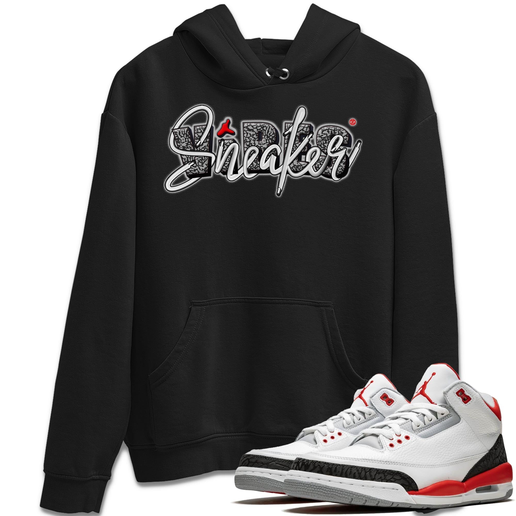 snkmatch Vibes Unisex Tops - Air Jordan 3 Fire Red