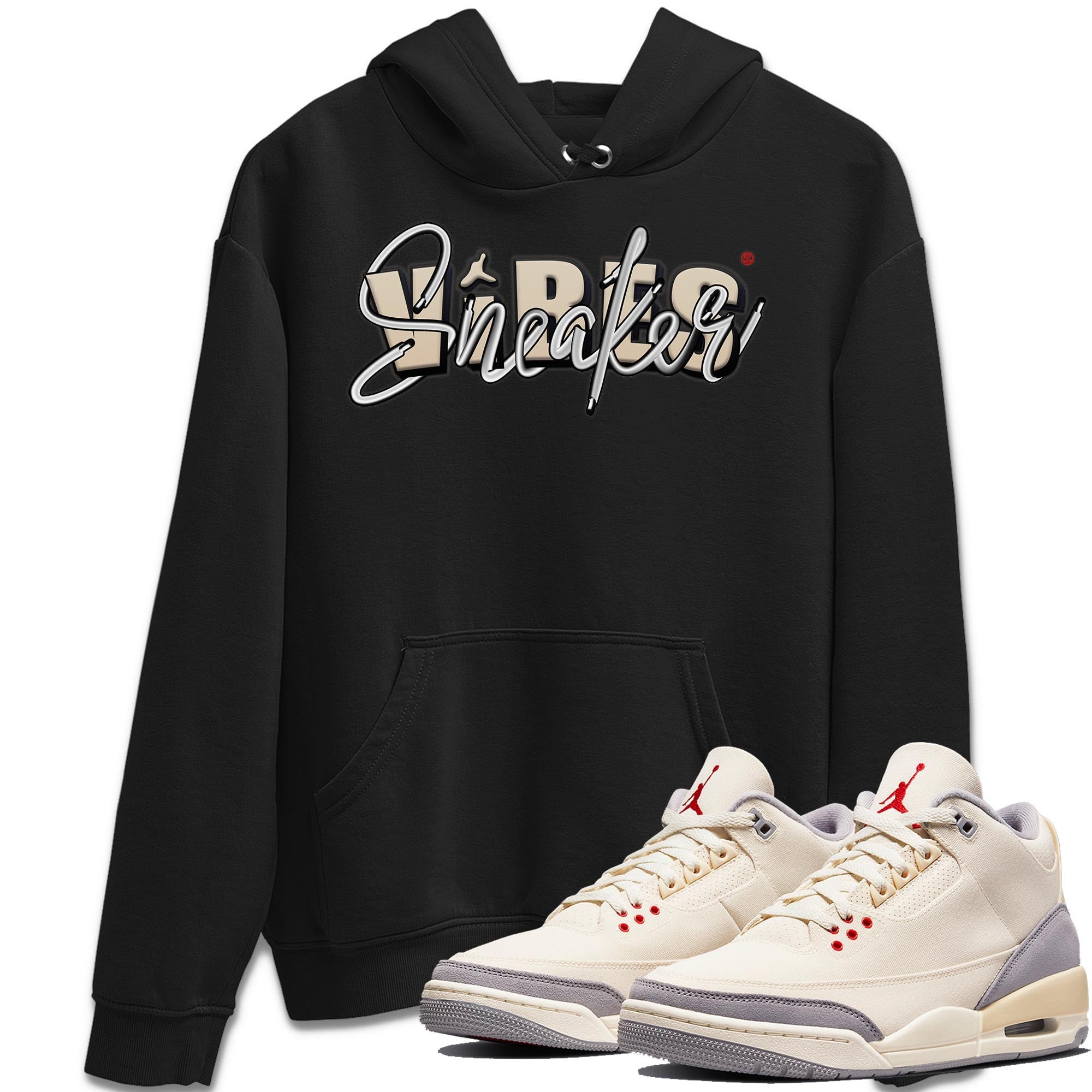 snkmatch Vibes Unisex Tops - Air Jordan 3 Muslin