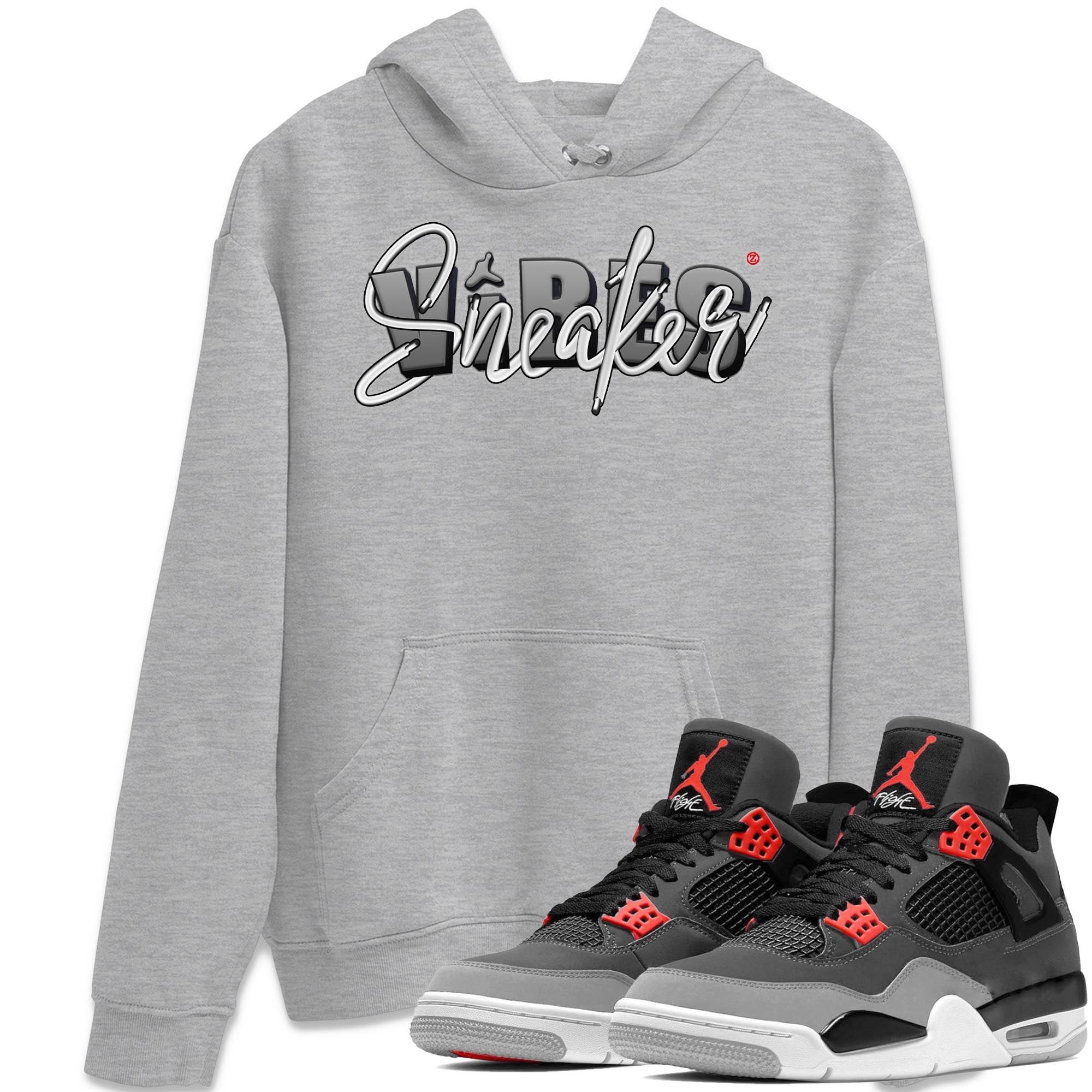 snkmatch Vibes Unisex Tops - Air Jordan 4 Infrared