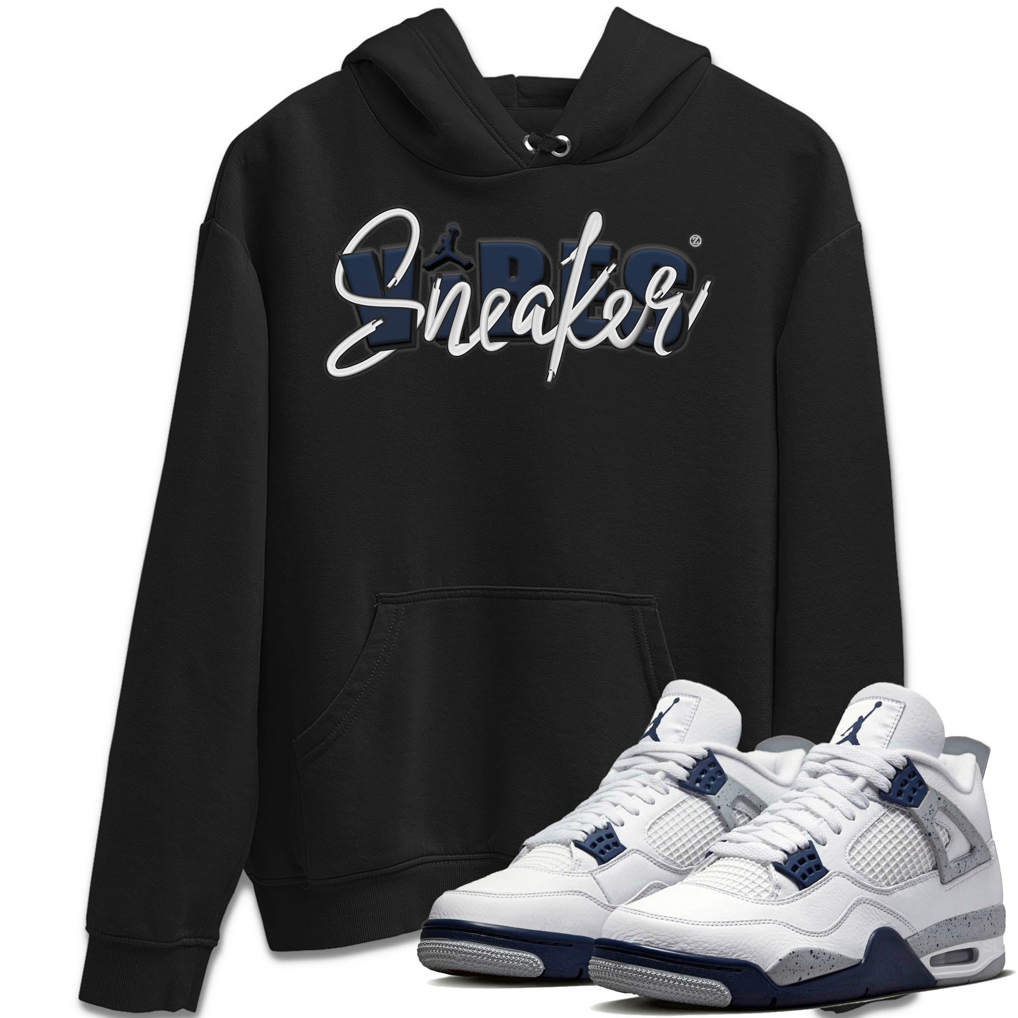 snkmatch Vibes Unisex Tops - Air Jordan 4 Midnight Navy