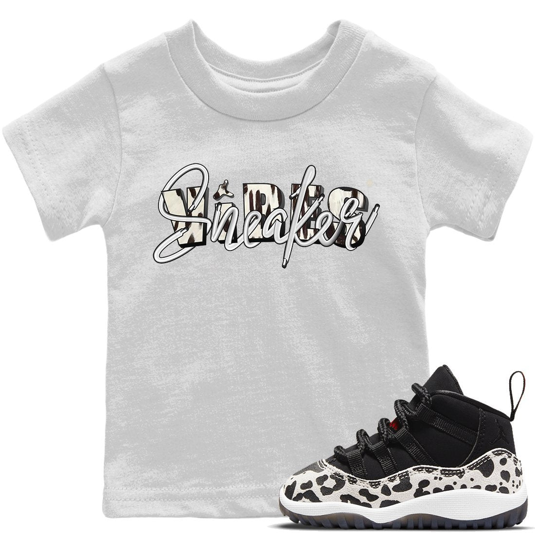 snkmatch Vibes Kids Tops - Air Jordan 11 Animal Instinct