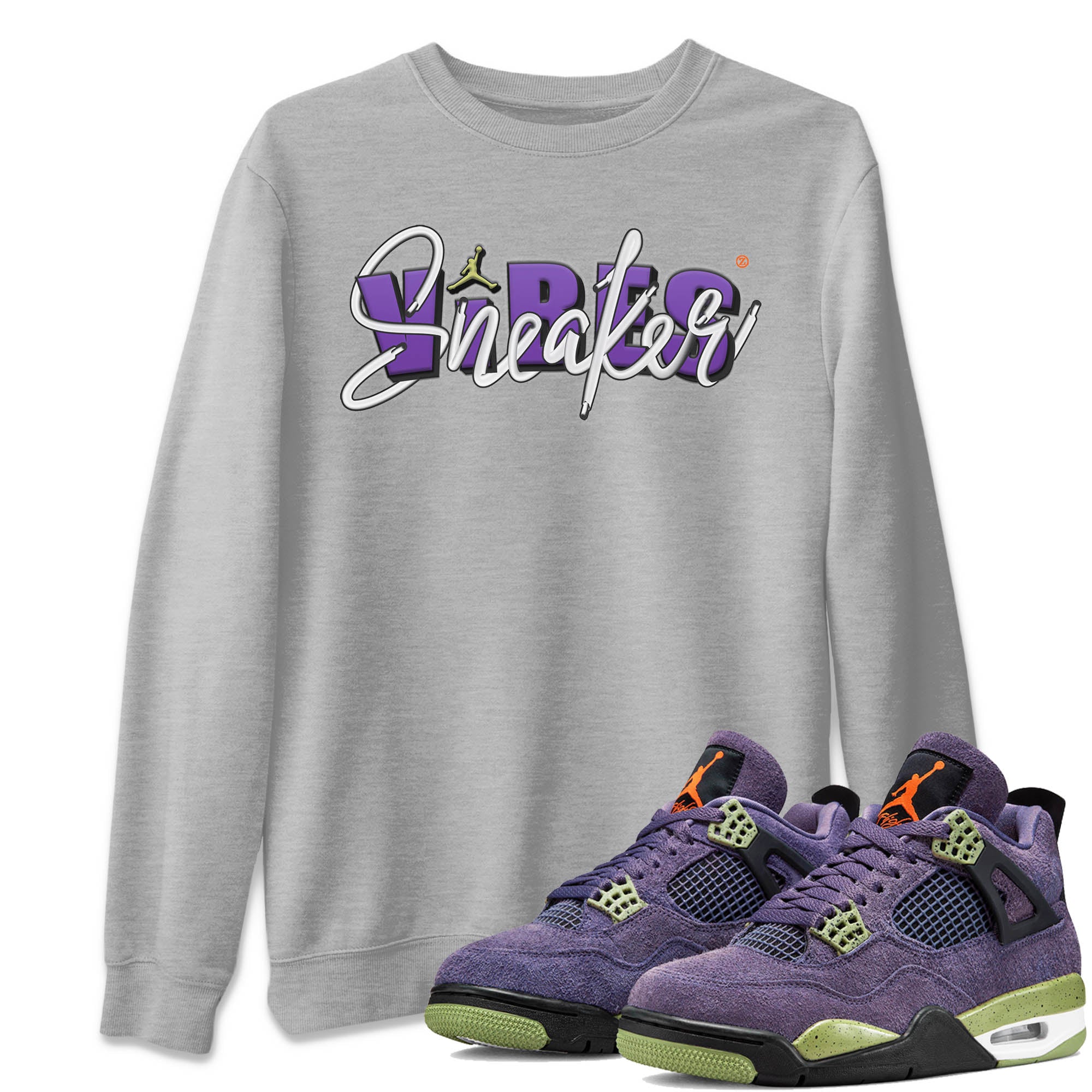 snkmatch Vibes Unisex Tops - Air Jordan 4 Canyon Purple