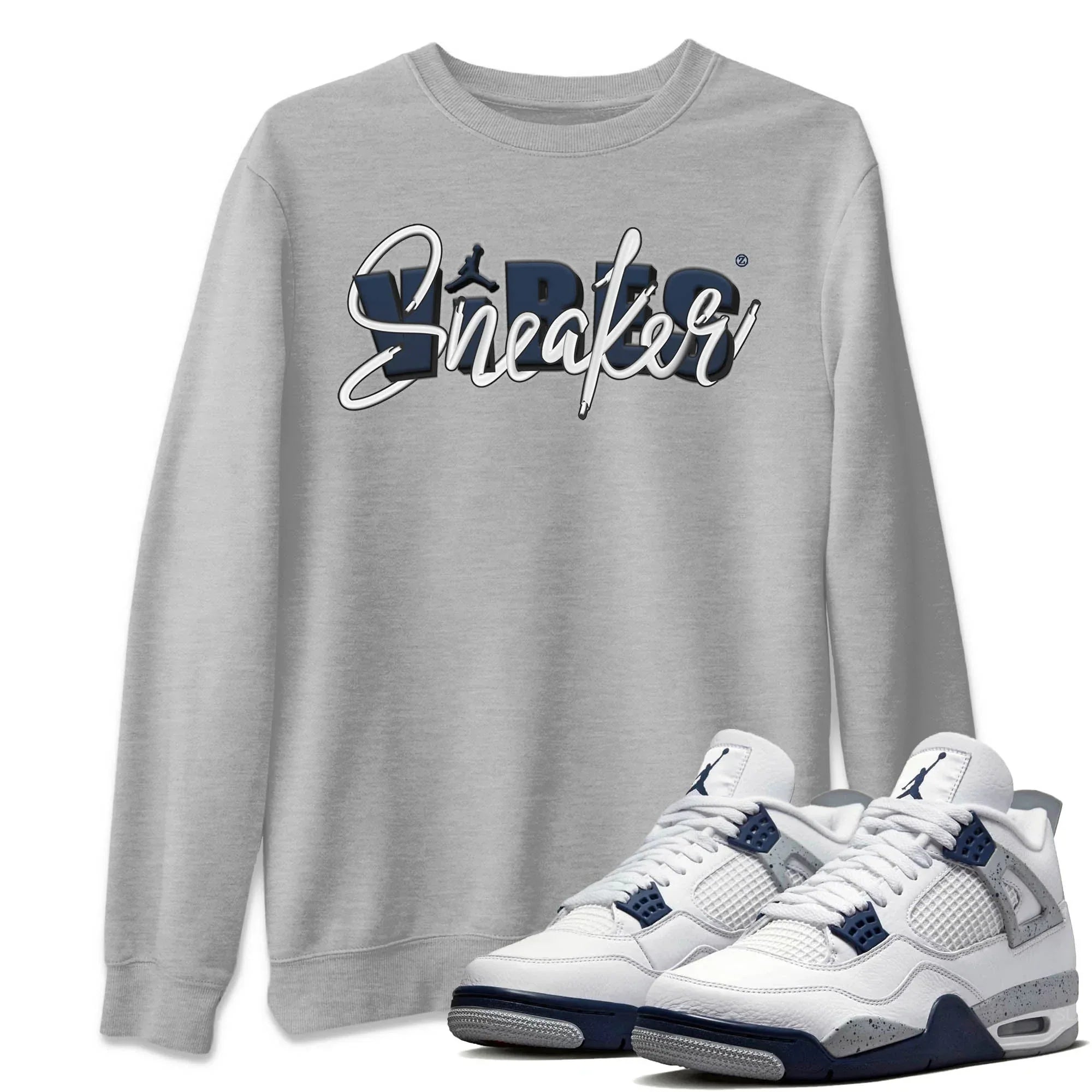 snkmatch Vibes Unisex Tops - Air Jordan 4 Midnight Navy