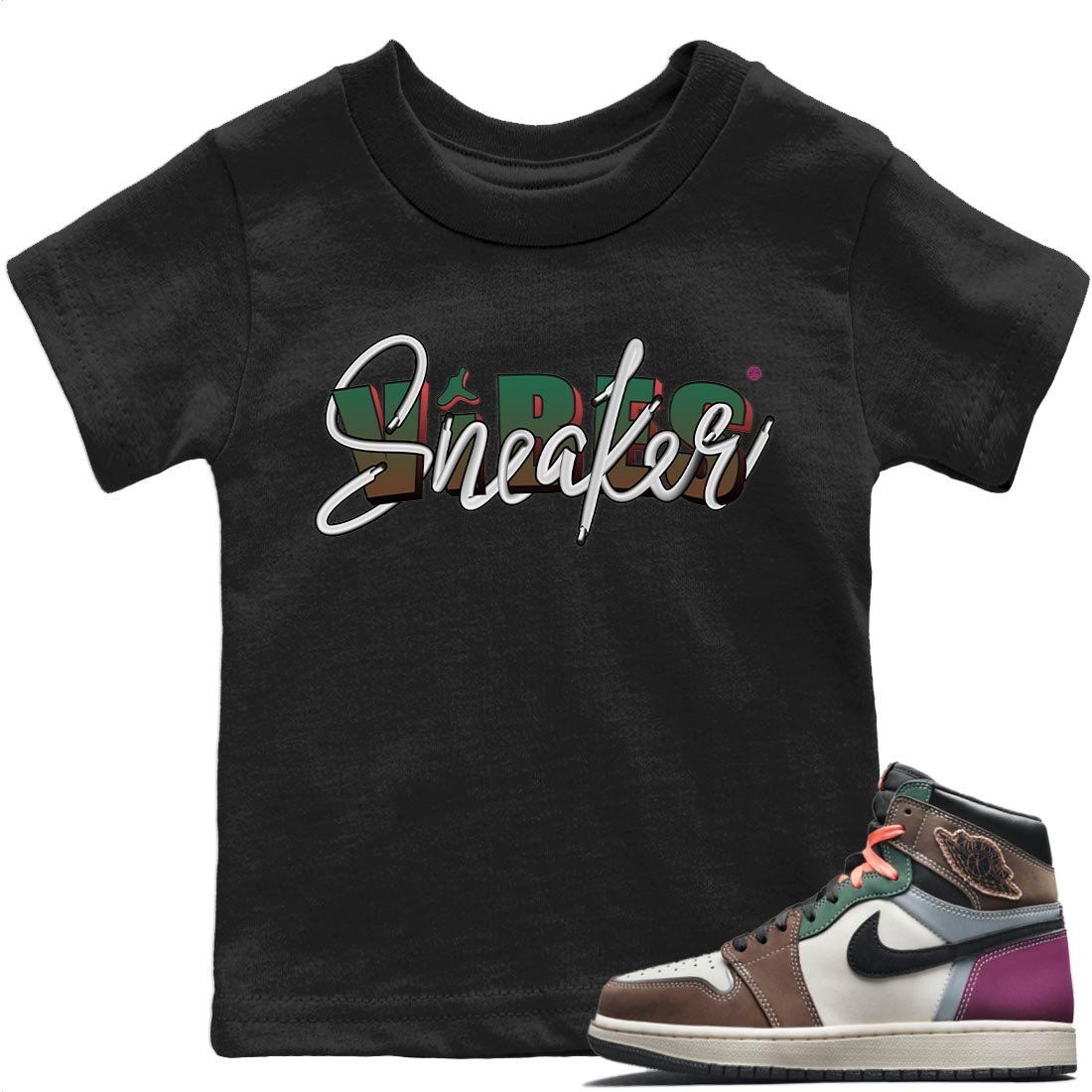 snkmatch Vibes Kids Tops - Air Jordan 1 Hand Crafted