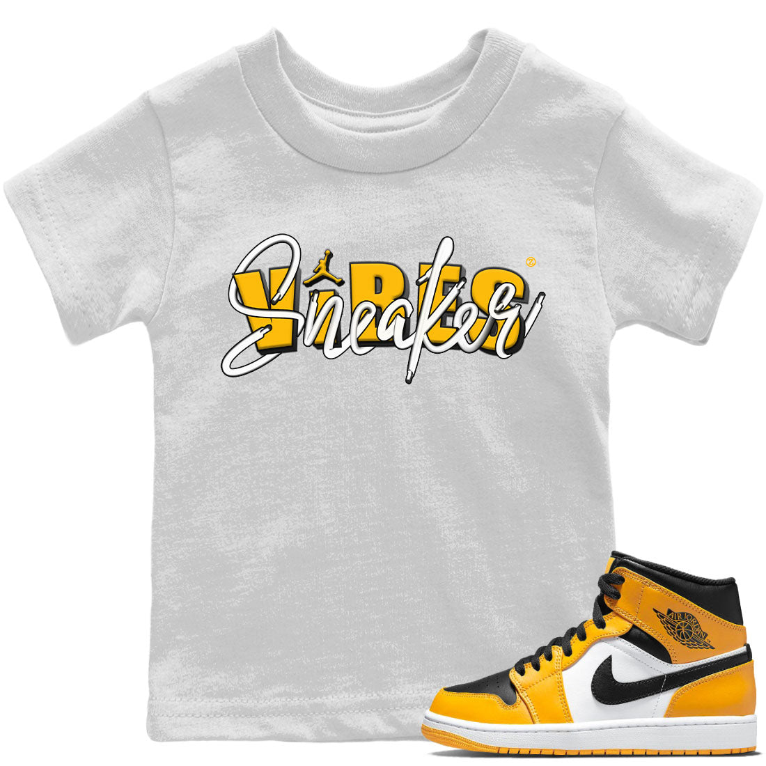 snkmatch Vibes Kids Tops - Air Jordan 1 Taxi