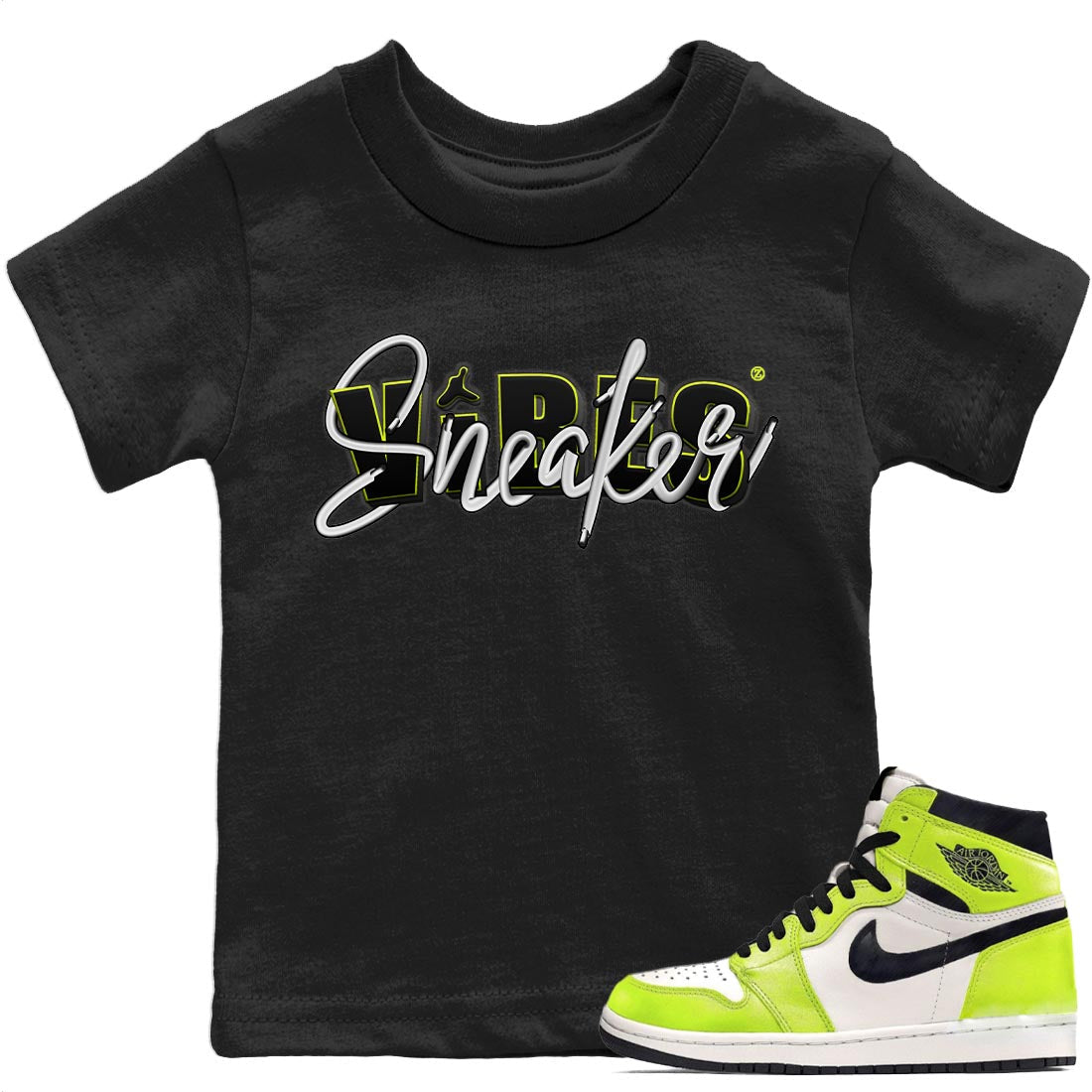 snkmatch Vibes Kids Tops - Air Jordan 1 Visionaire