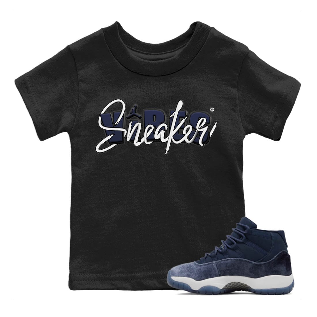 snkmatch Vibes Kids Tops - Air Jordan 11 Midnight Navy