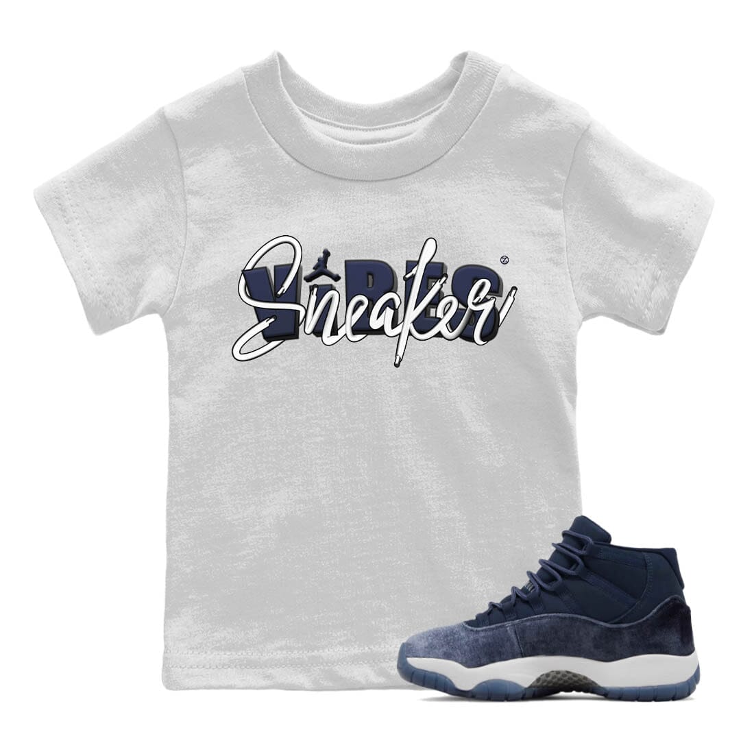 snkmatch Vibes Kids Tops - Air Jordan 11 Midnight Navy