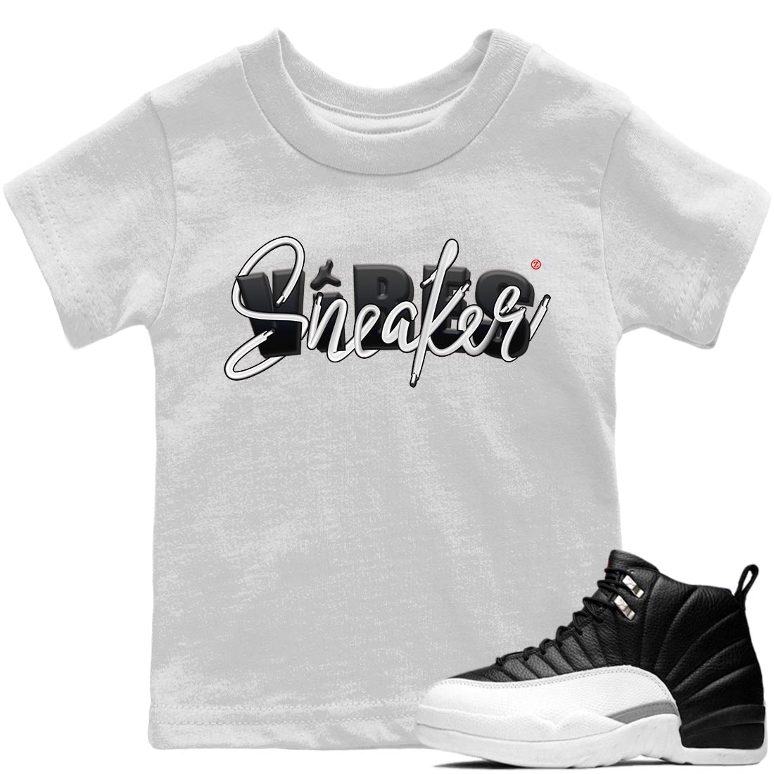 snkmatch Vibes Kids Tops - Air Jordan 12 Playoffs