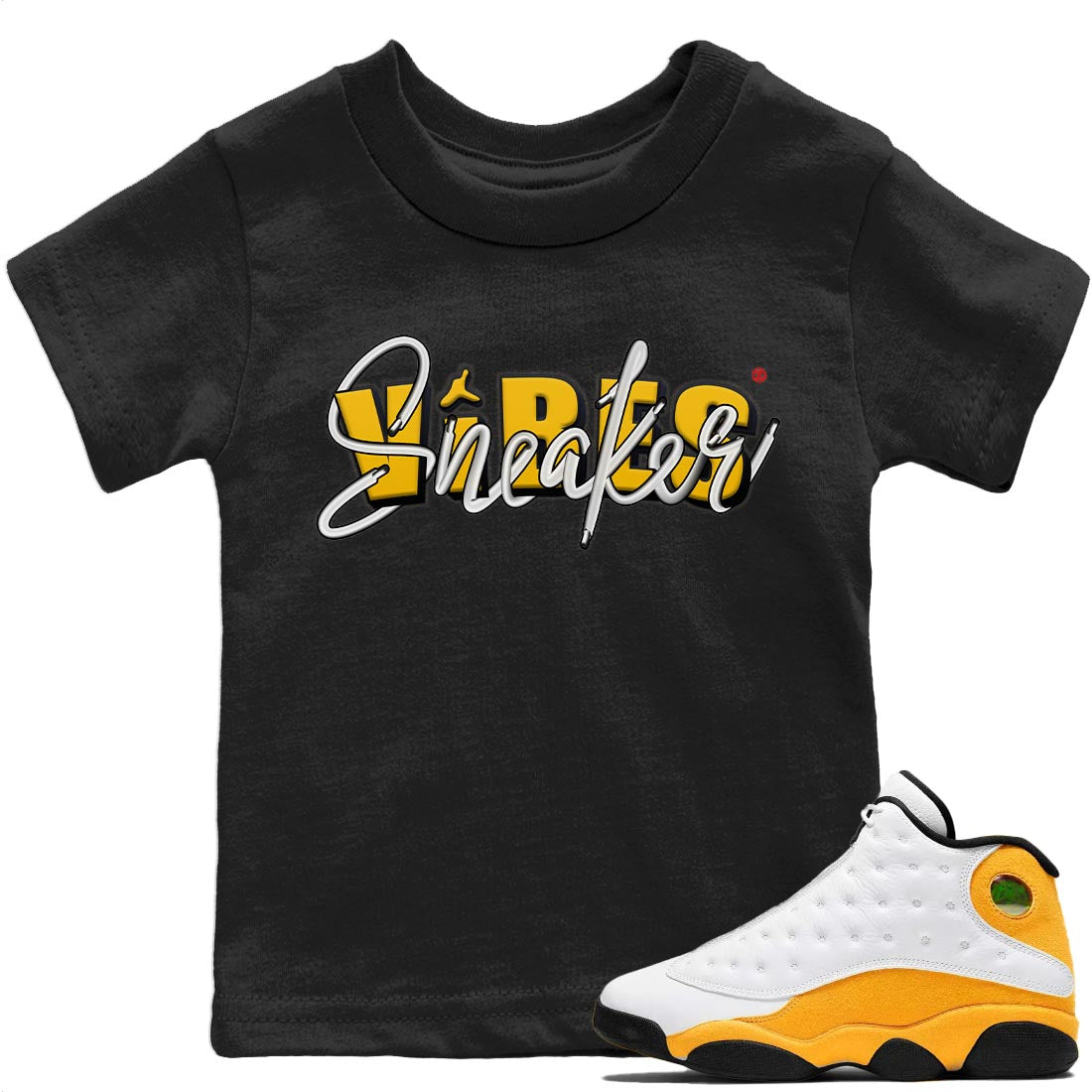 snkmatch Vibes Kids Tops - Air Jordan 13 Del Sol