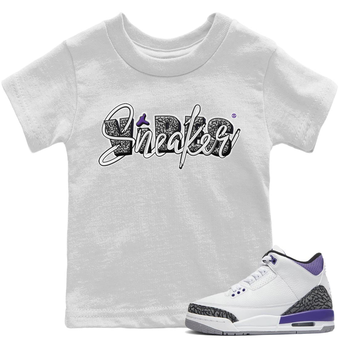 snkmatch Vibes Kids Tops - Air Jordan 3 Dark Iris