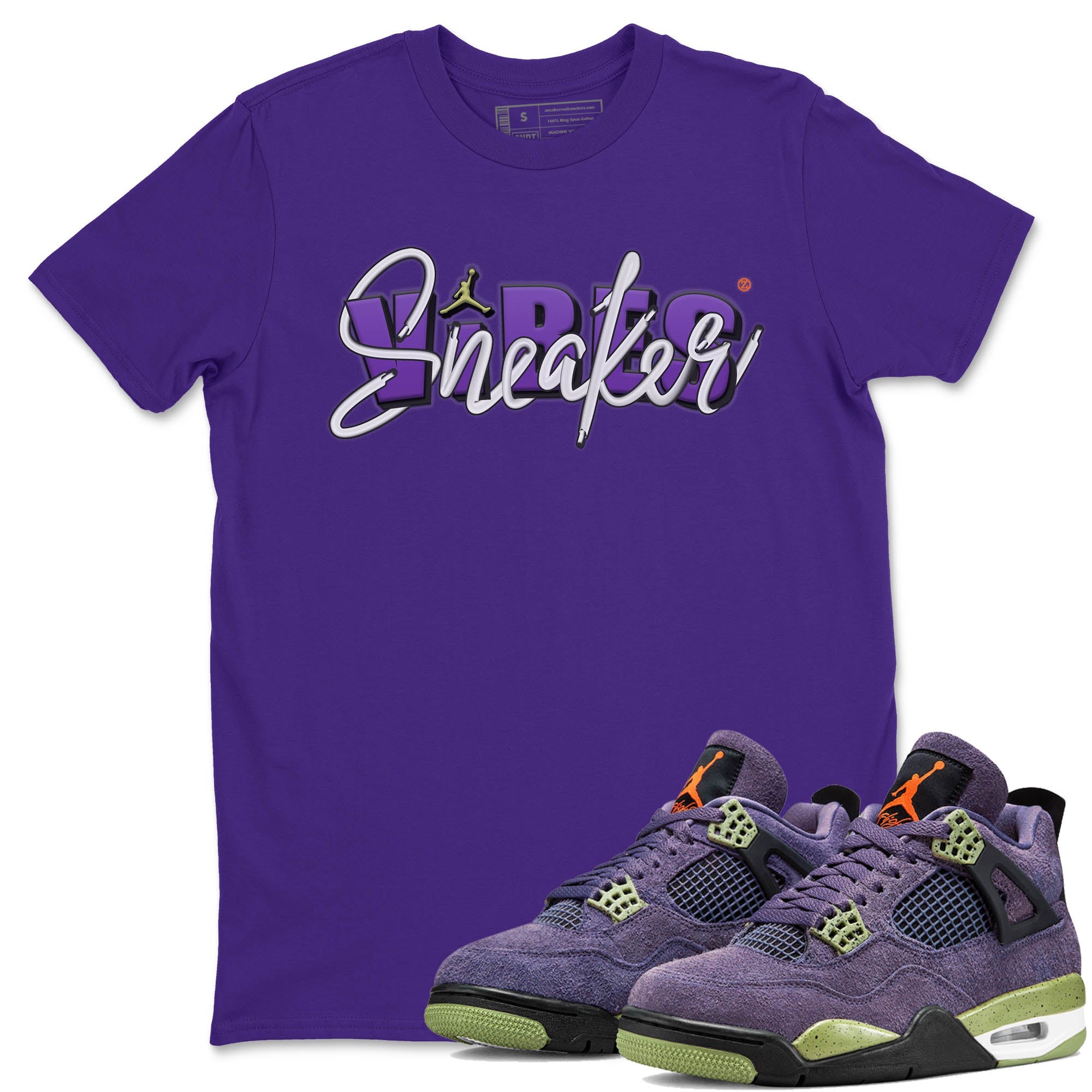 snkmatch Vibes Unisex Tops - Air Jordan 4 Canyon Purple