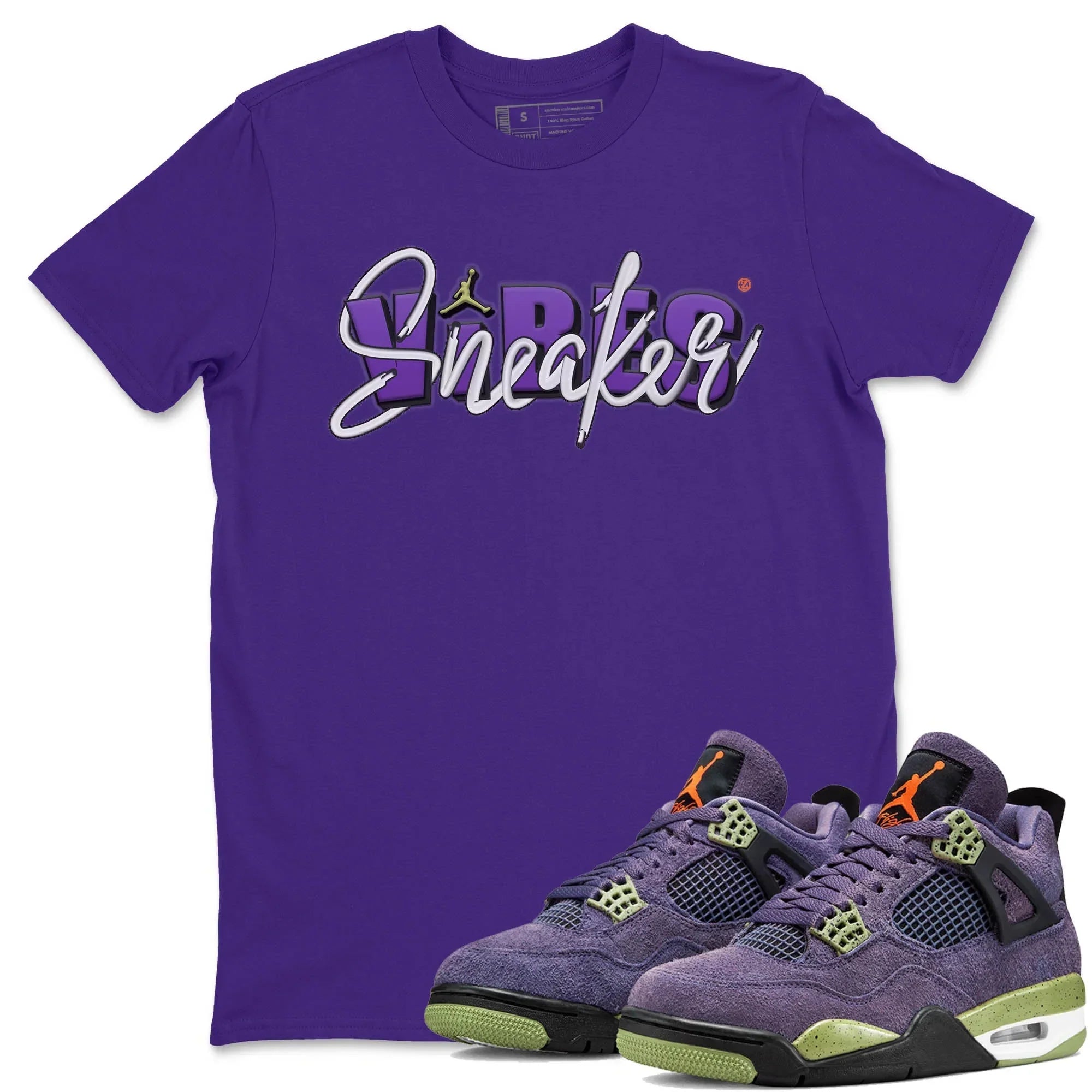 snkmatch Vibes Unisex Tops - Air Jordan 4 Canyon Purple