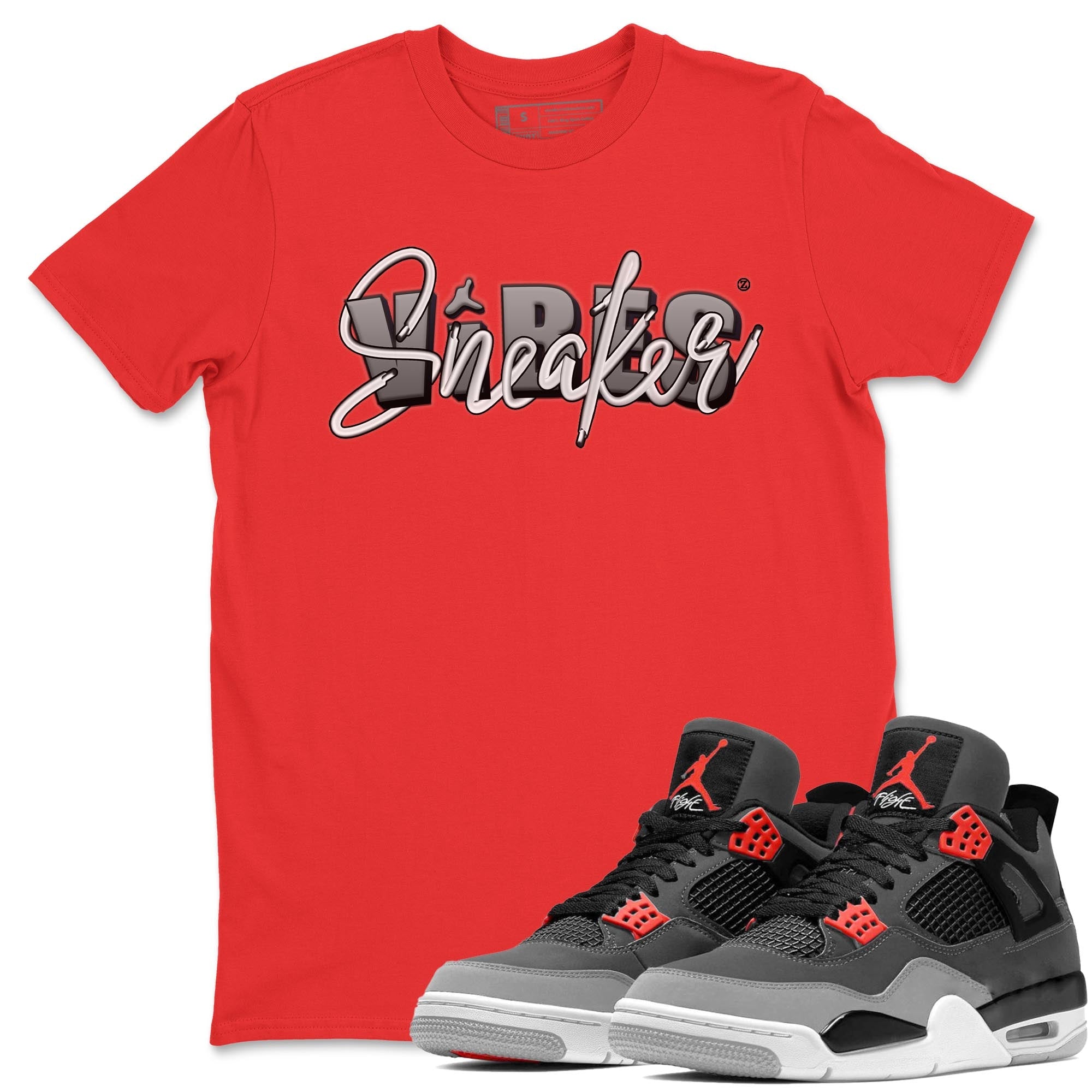 snkmatch Vibes Unisex Tops - Air Jordan 4 Infrared