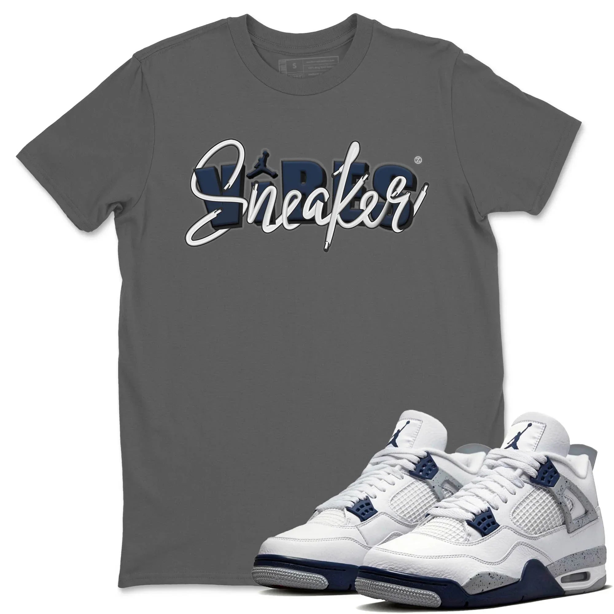snkmatch Vibes Unisex Tops - Air Jordan 4 Midnight Navy