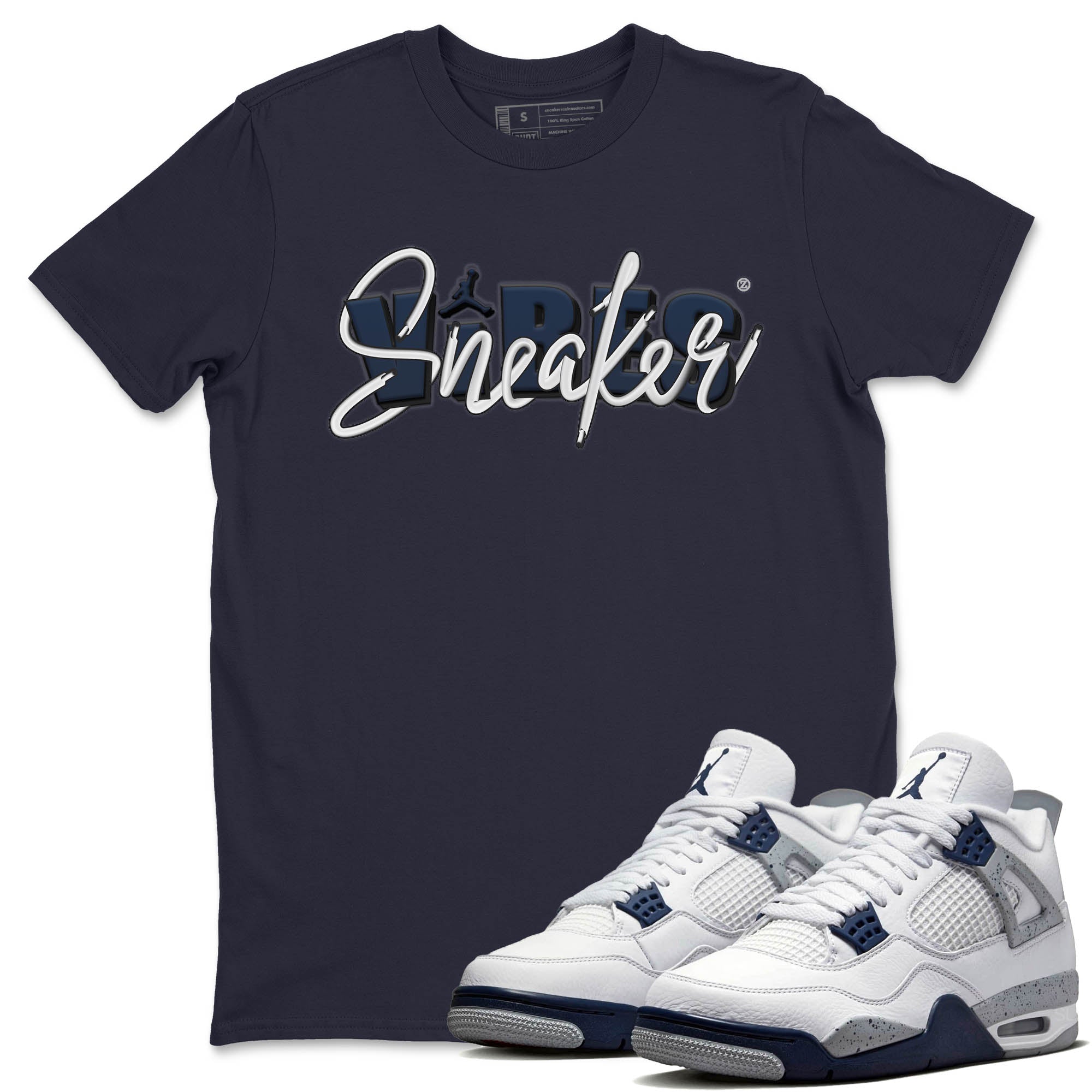 snkmatch Vibes Unisex Tops - Air Jordan 4 Midnight Navy