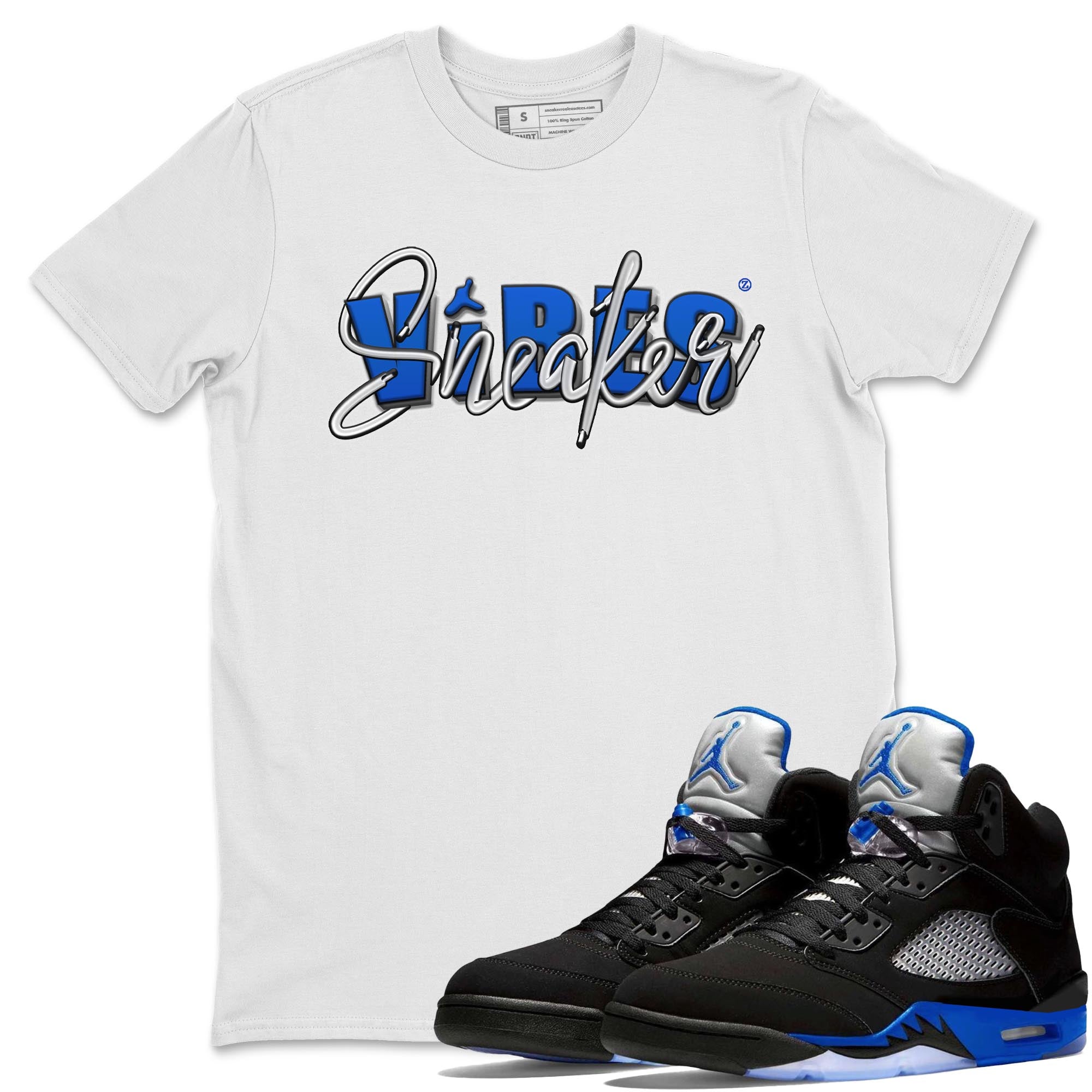 snkmatch Vibes Unisex Tops - Air Jordan 5 Racer Blue