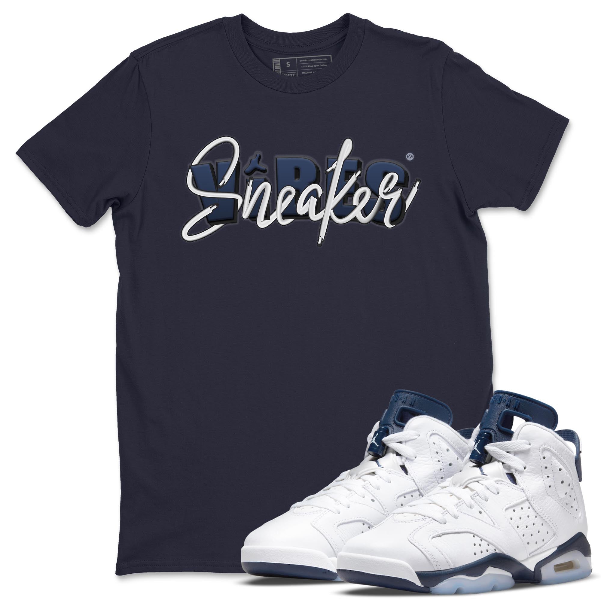 snkmatch Vibes Unisex Tops - Air Jordan 6 Midnight Navy