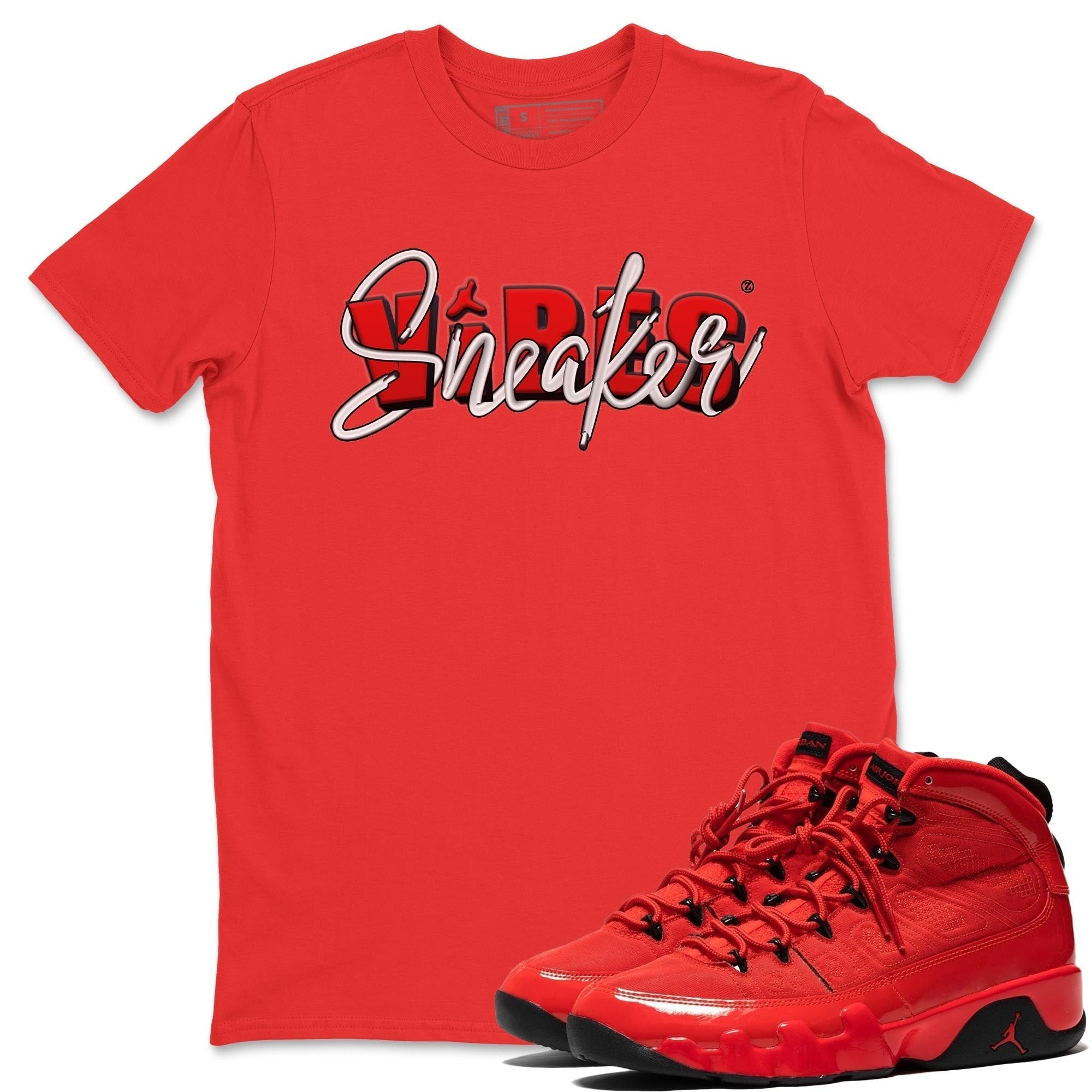 snkmatch Vibes Unisex Tops - Air Jordan 9 Chile Red